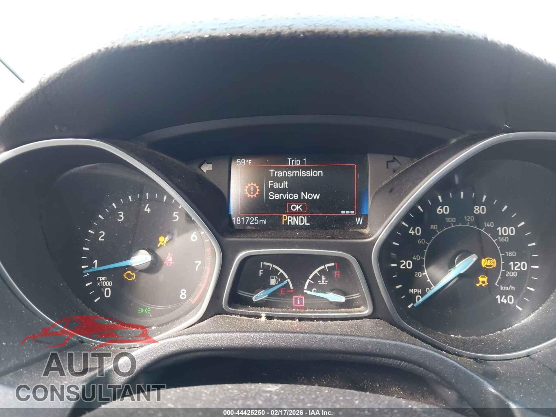FORD FOCUS 2016 - 1FADP3K25GL362384