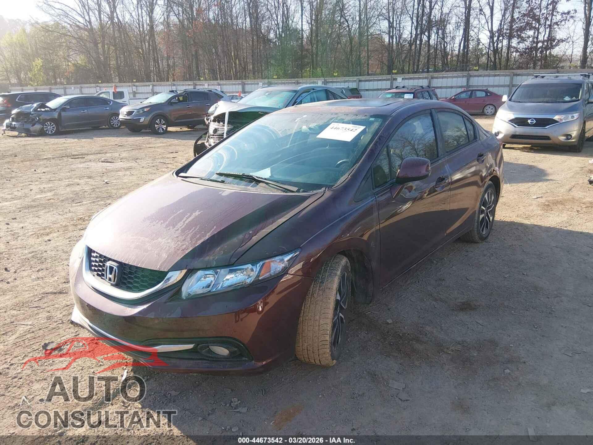 HONDA CIVIC 2013 - 2HGFB2F95DH507601