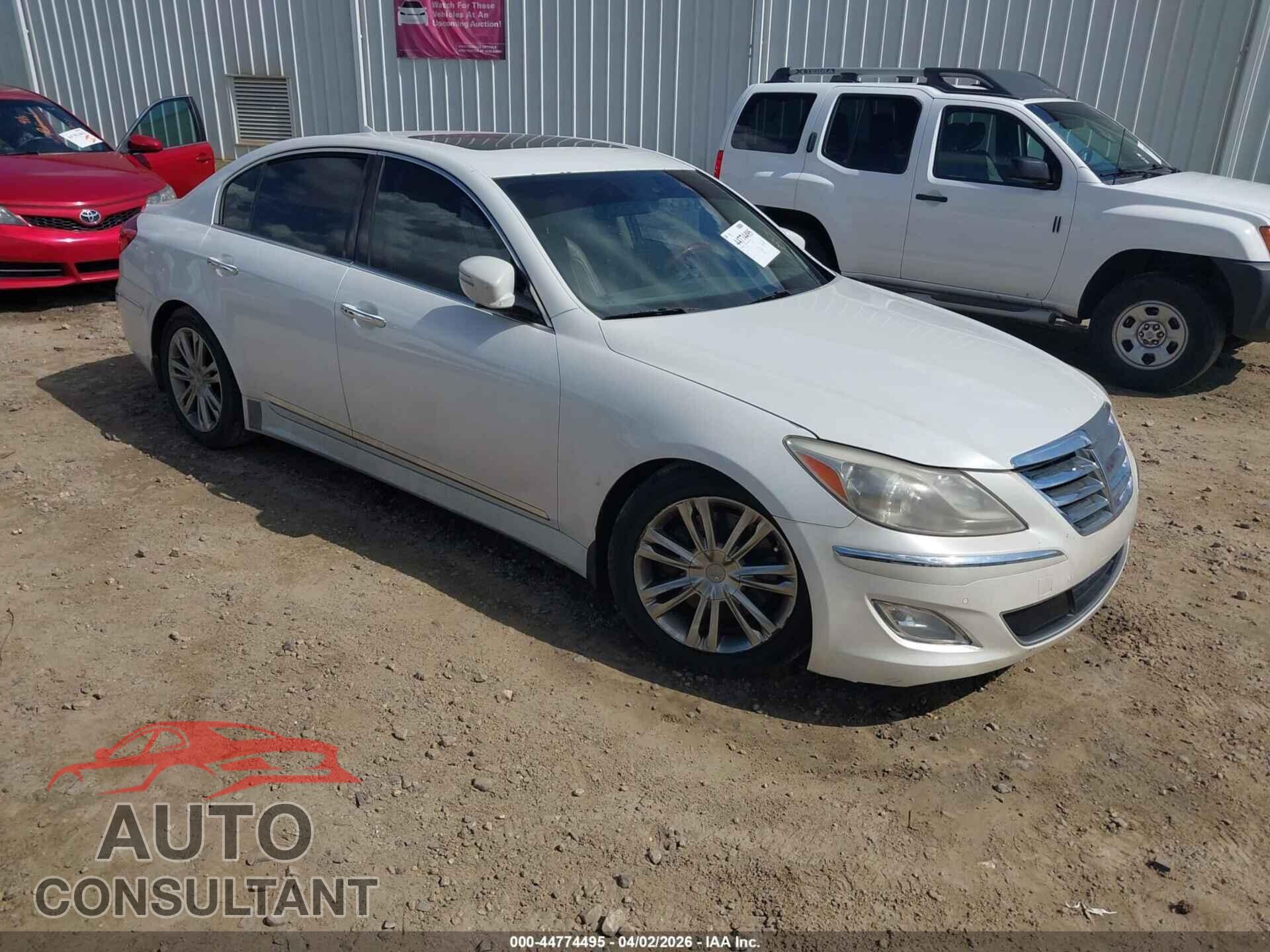 HYUNDAI GENESIS 2012 - KMHGC4DH7CU189316