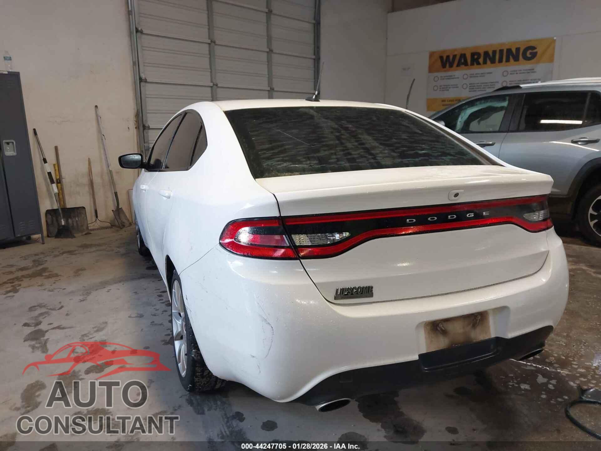 DODGE DART 2013 - 1C3CDFBA3DD312567