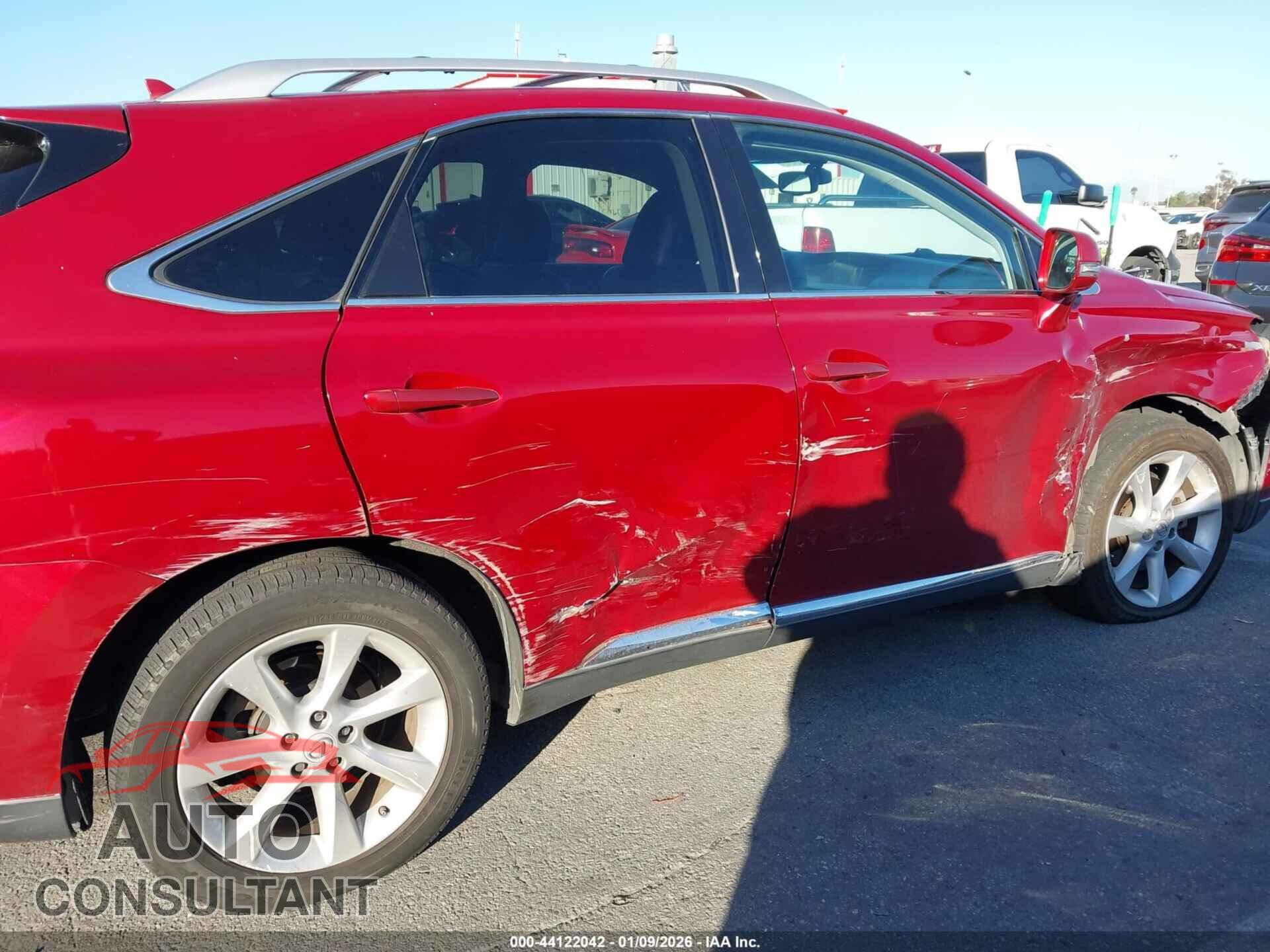 LEXUS RX 350 2011 - 2T2BK1BA2BC090576