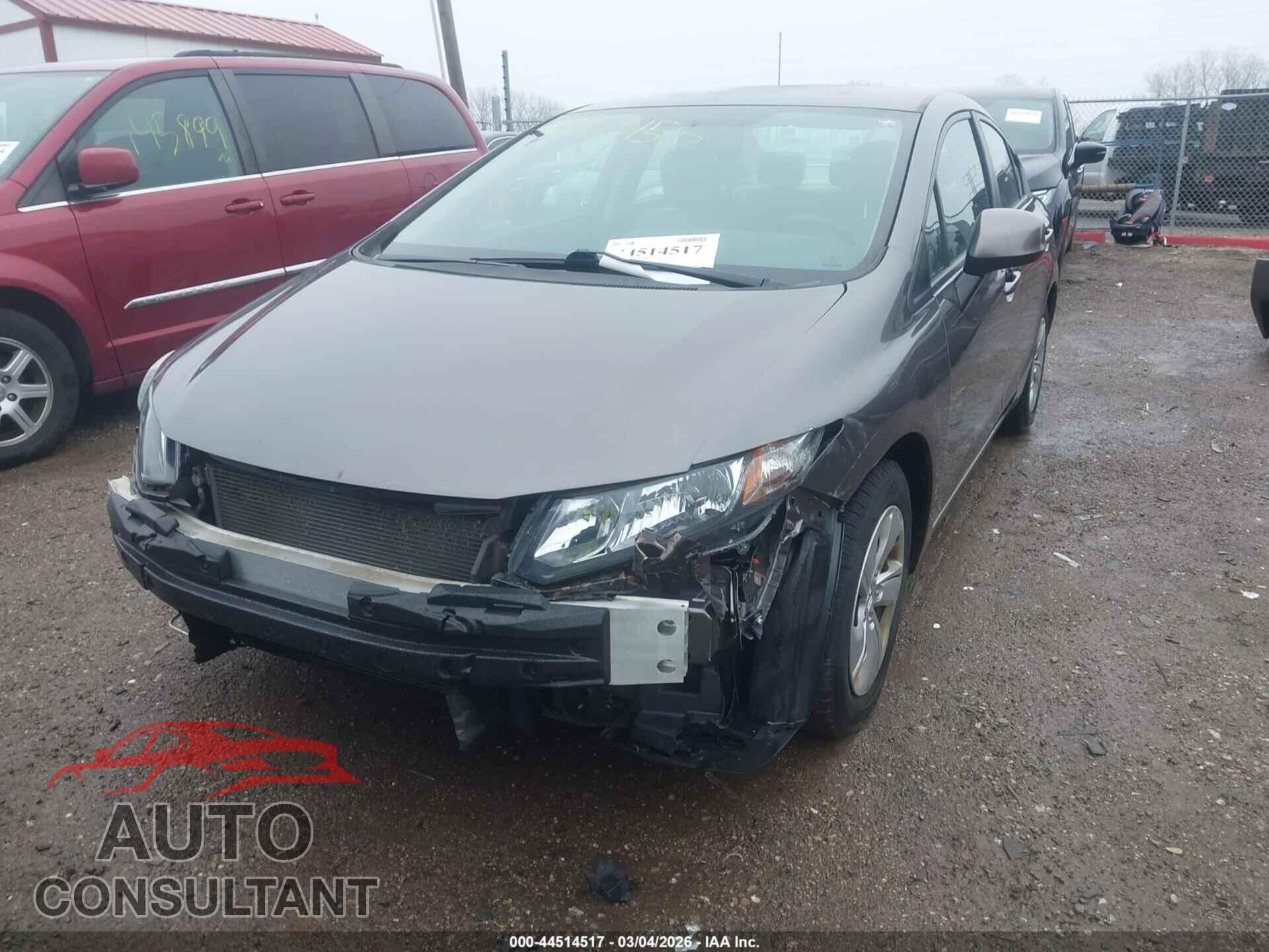 HONDA CIVIC 2013 - 19XFB2F53DE054182