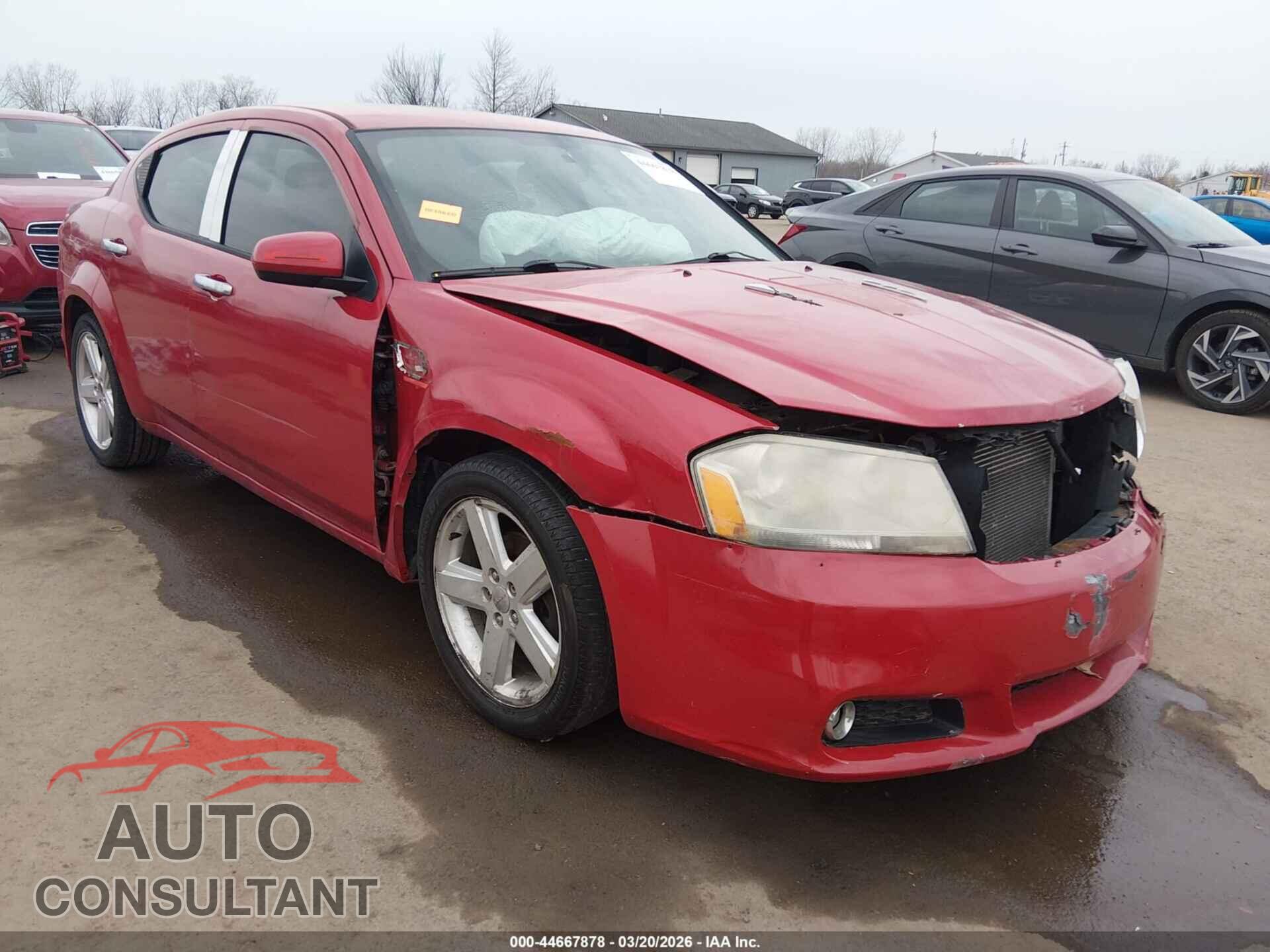 DODGE AVENGER 2013 - 1C3CDZCB9DN681579
