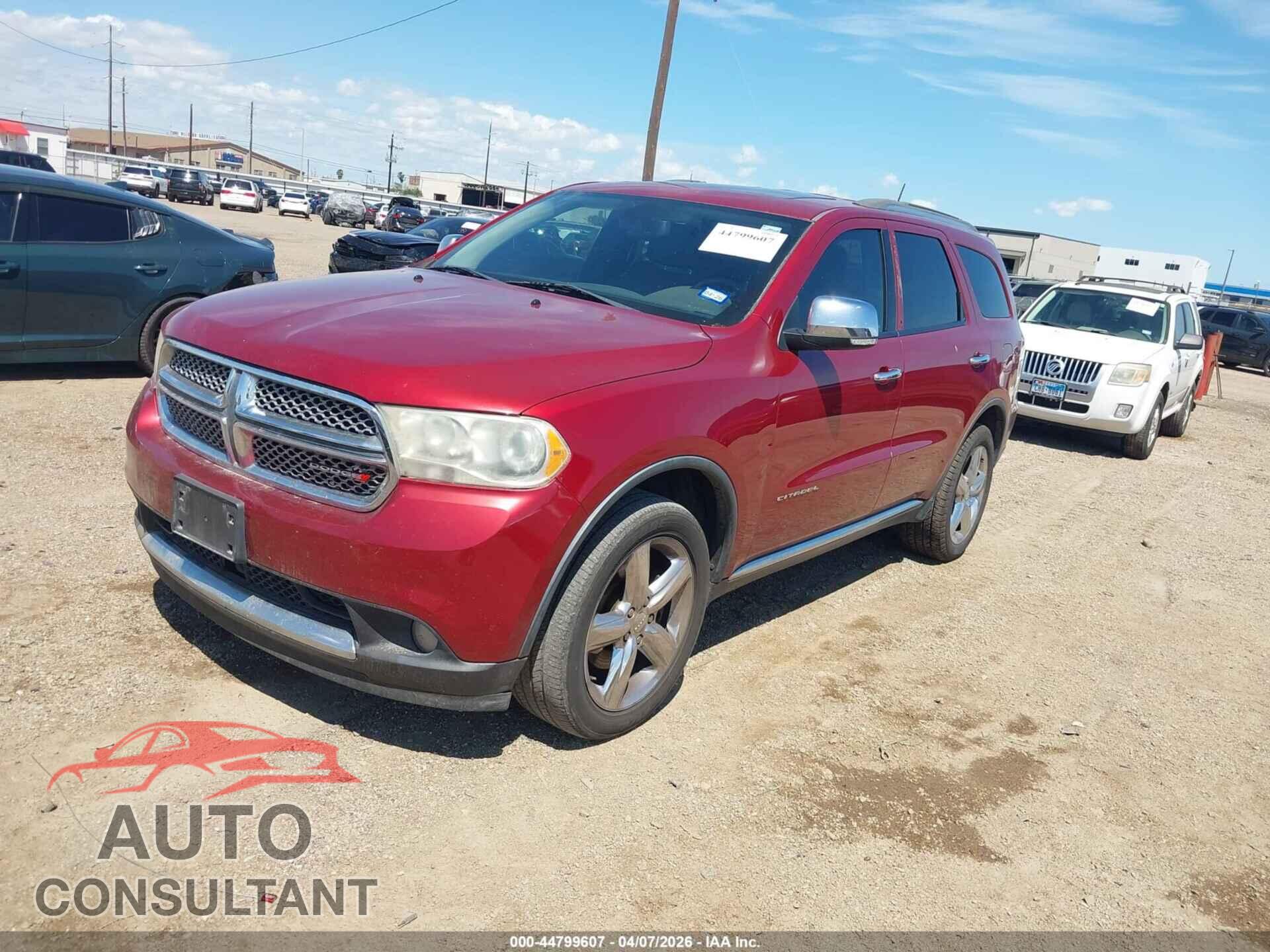 DODGE DURANGO 2013 - 1C4RDHEGXDC662057