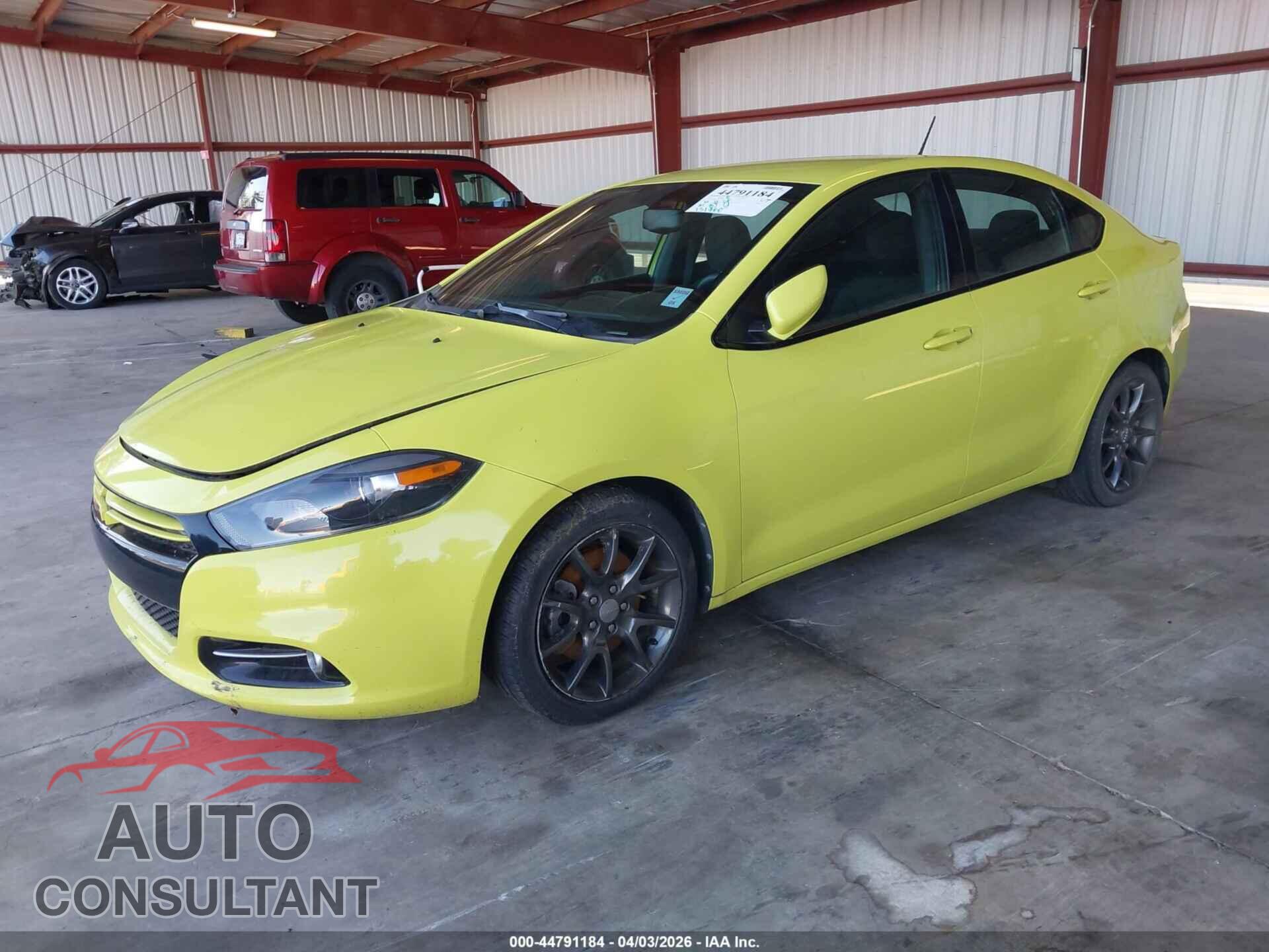 DODGE DART 2013 - 1C3CDFBA0DD107336