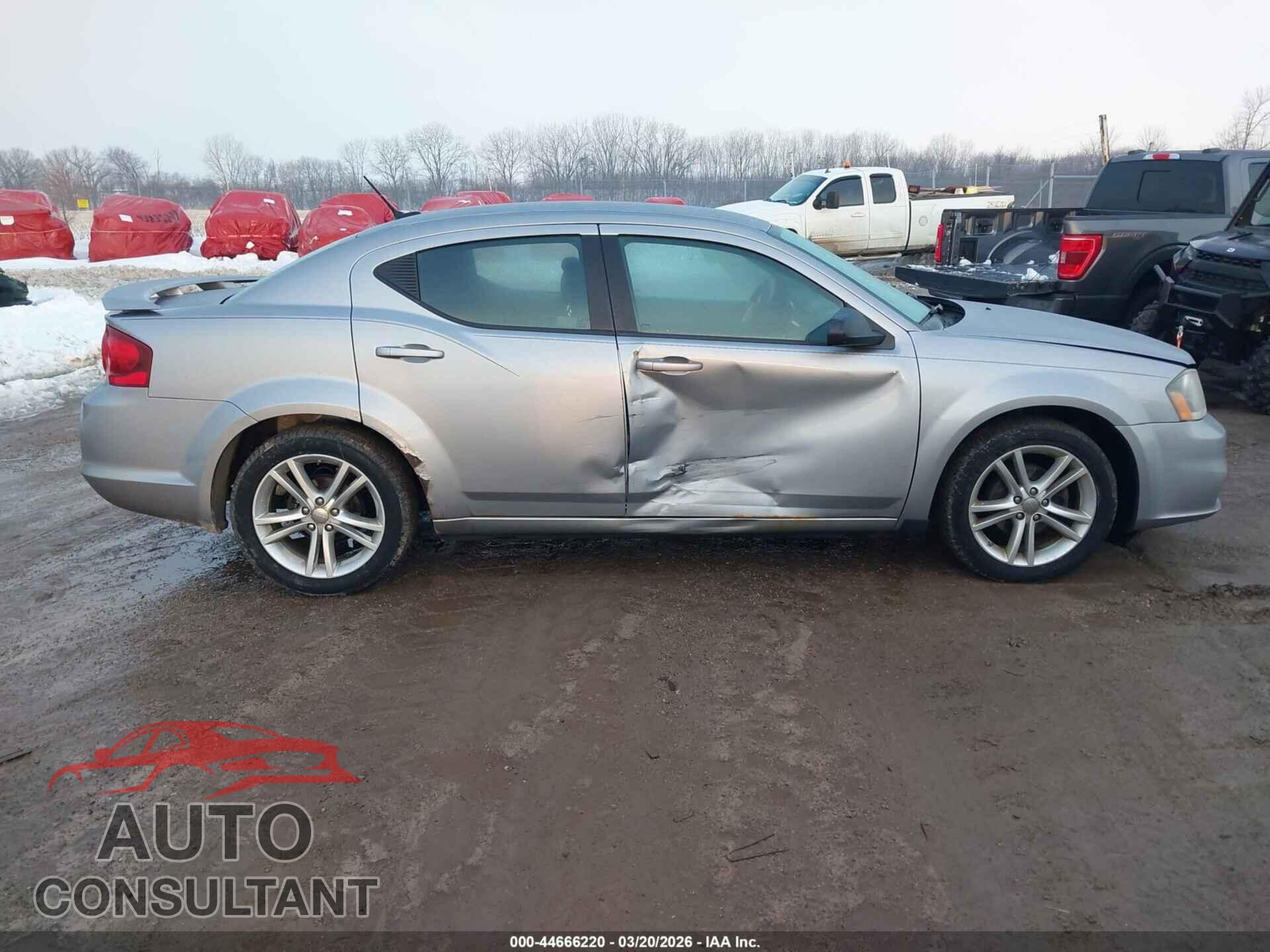 DODGE AVENGER 2013 - 1C3CDZAG2DN770019