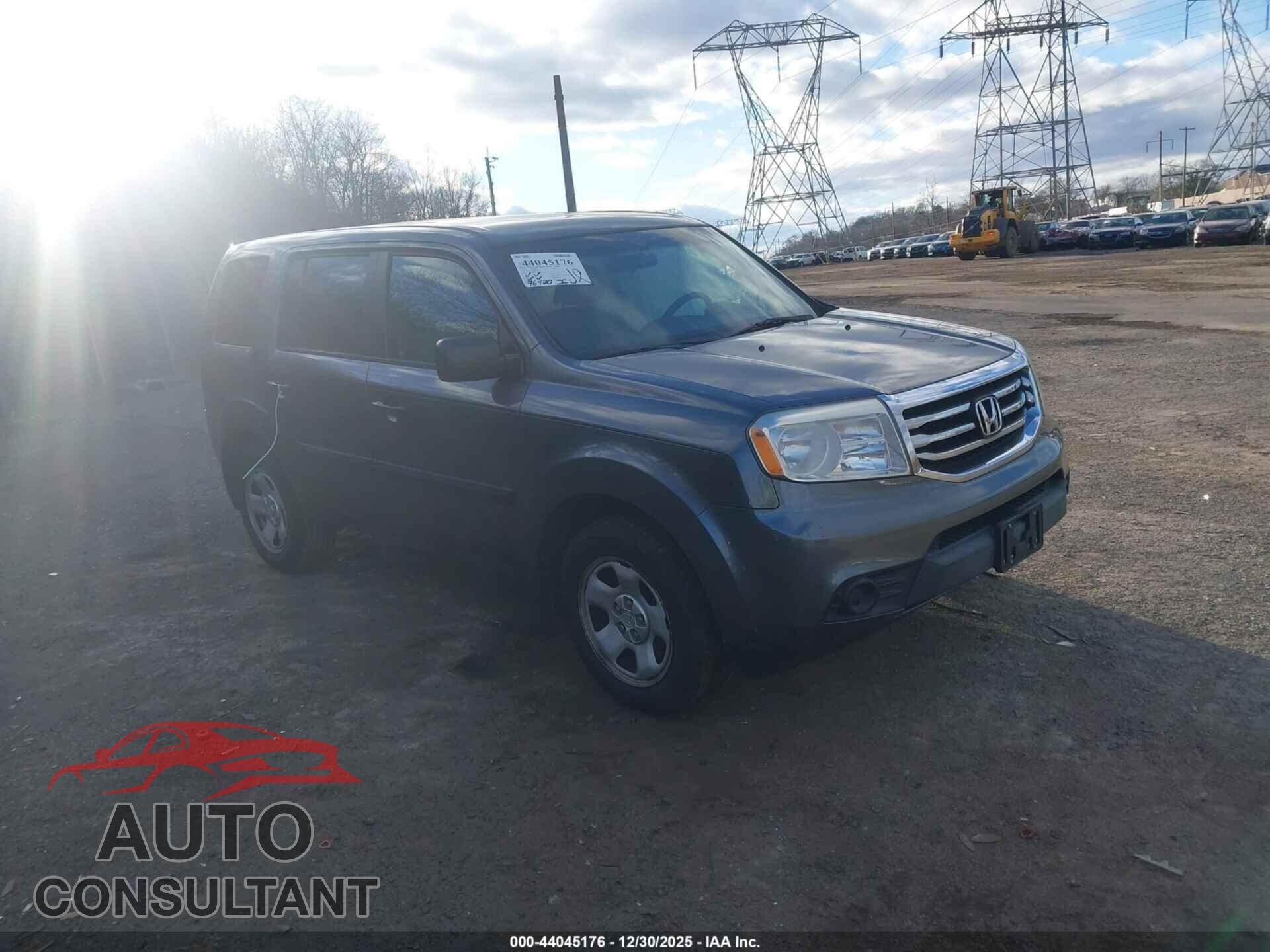 HONDA PILOT 2012 - 5FNYF4H24CB056897