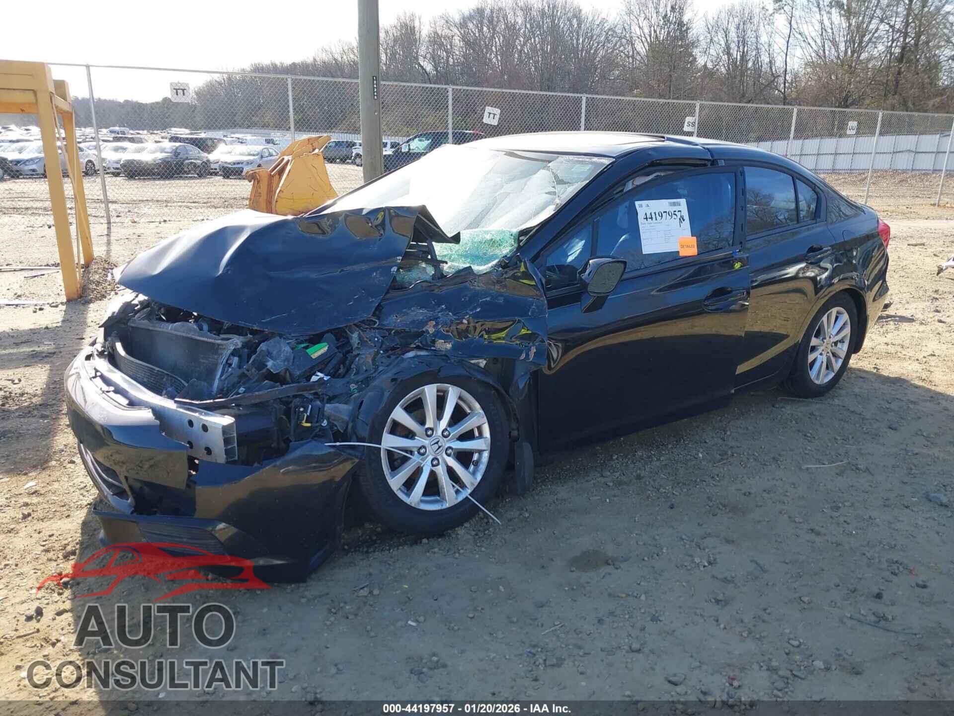 HONDA CIVIC 2012 - 19XFB2F96CE018617