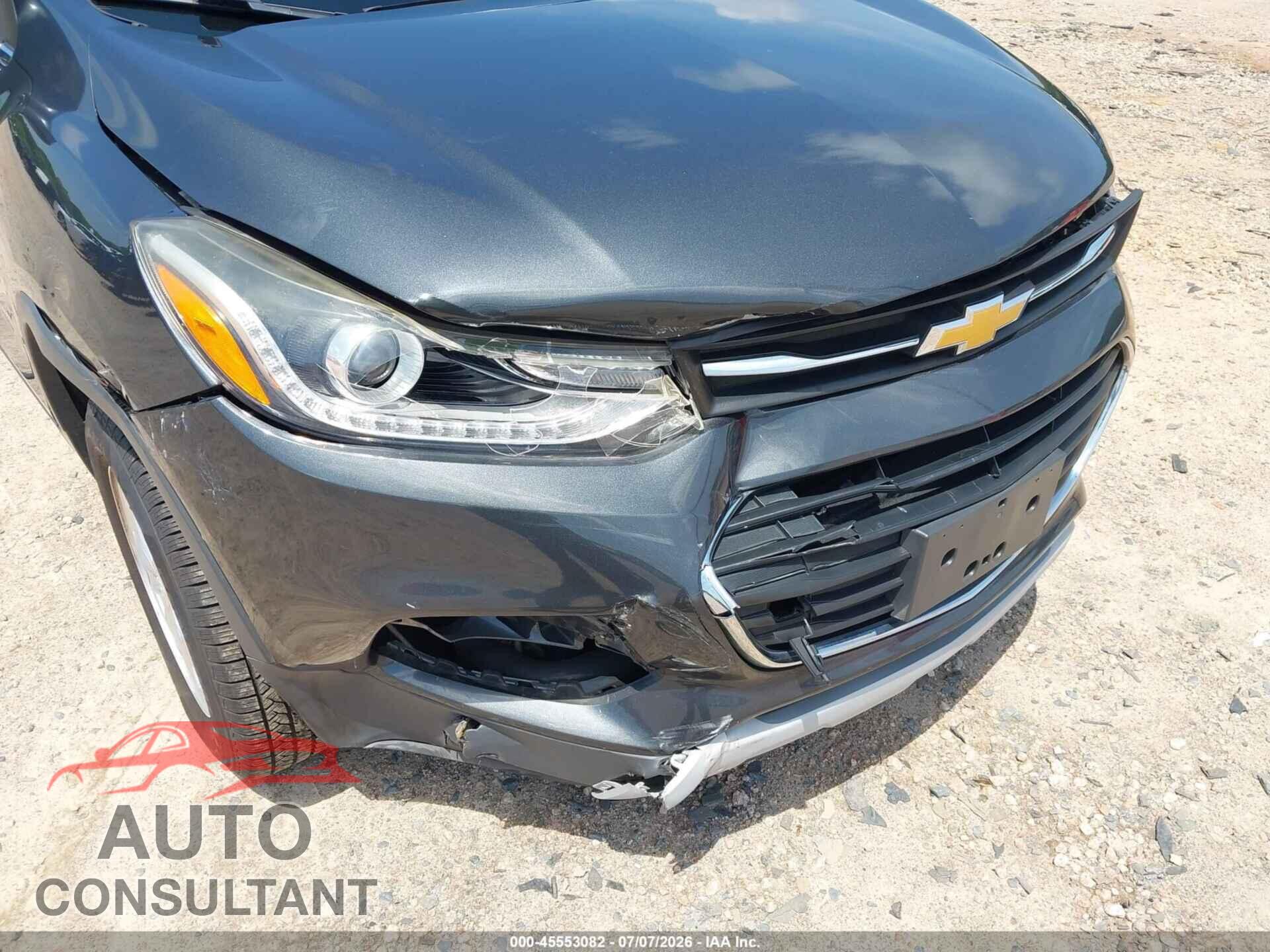 CHEVROLET TRAX 2017 - 3GNCJPSB3HL195552