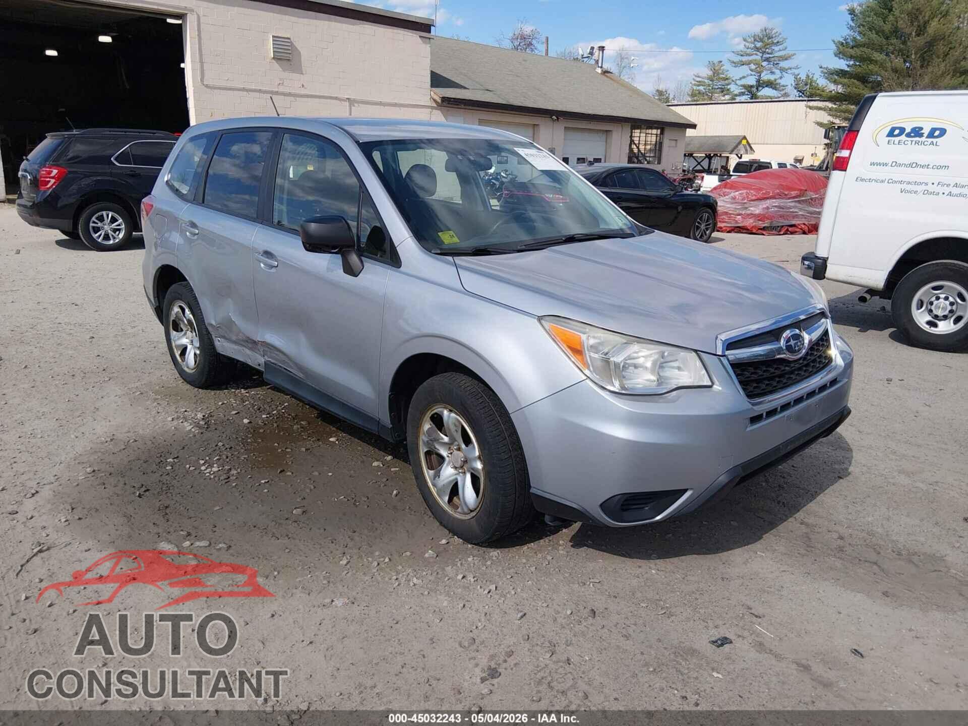 SUBARU FORESTER 2014 - JF2SJAAC0EH557618