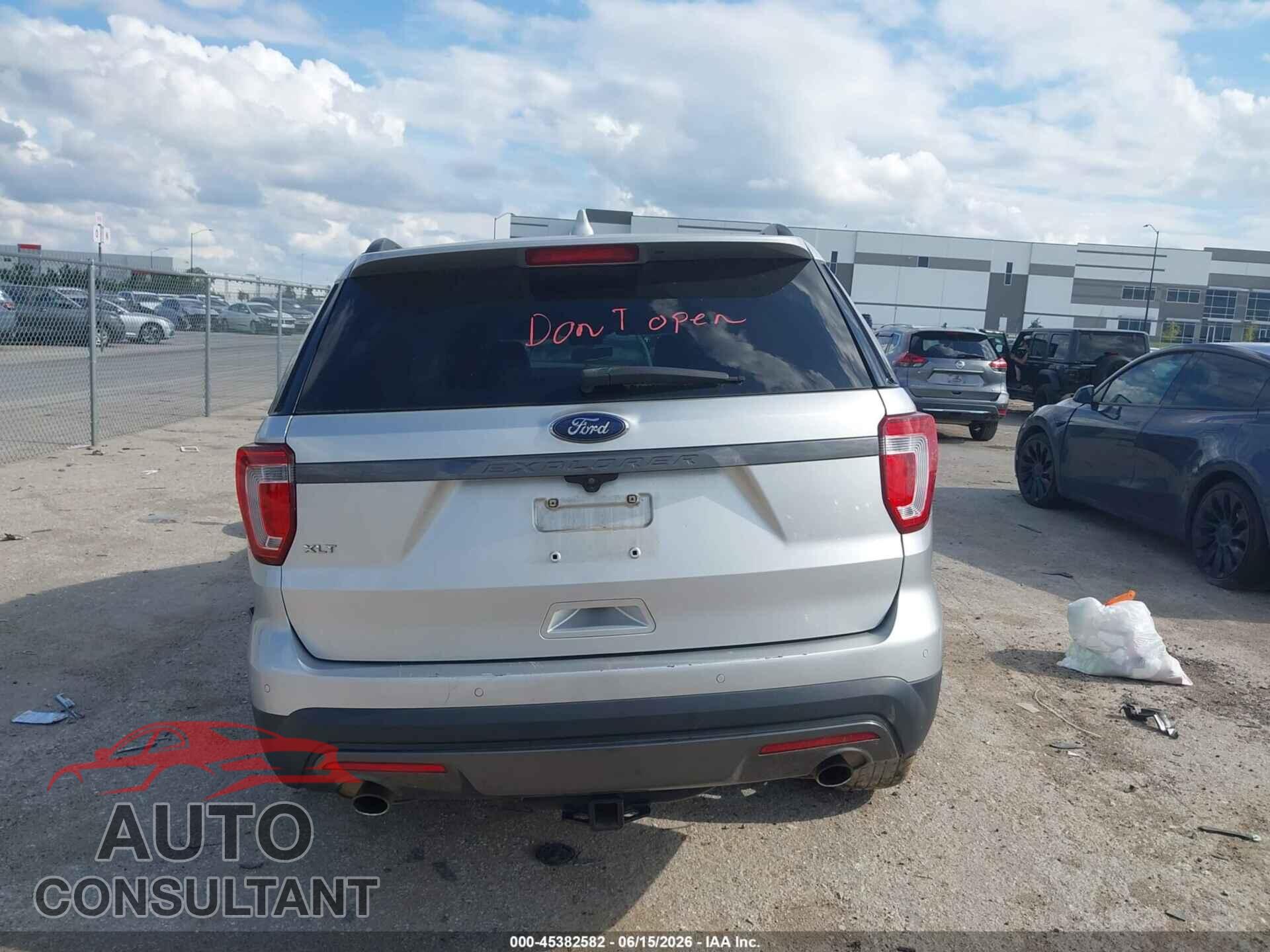 FORD EXPLORER 2017 - 1FM5K7D85HGD85286