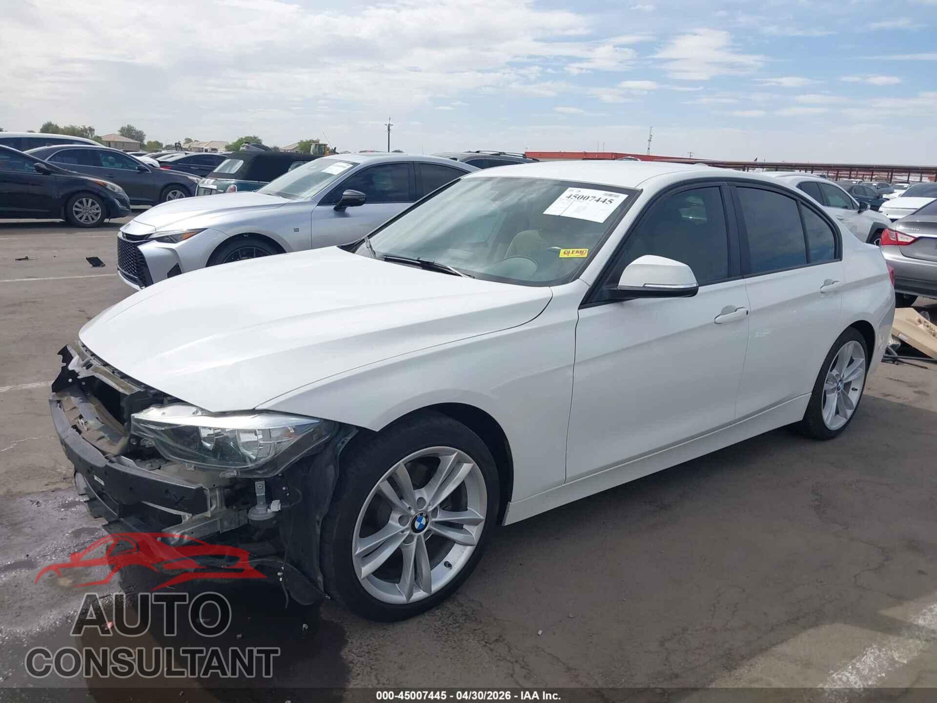 BMW 320I 2016 - WBA8E1G50GNU10044