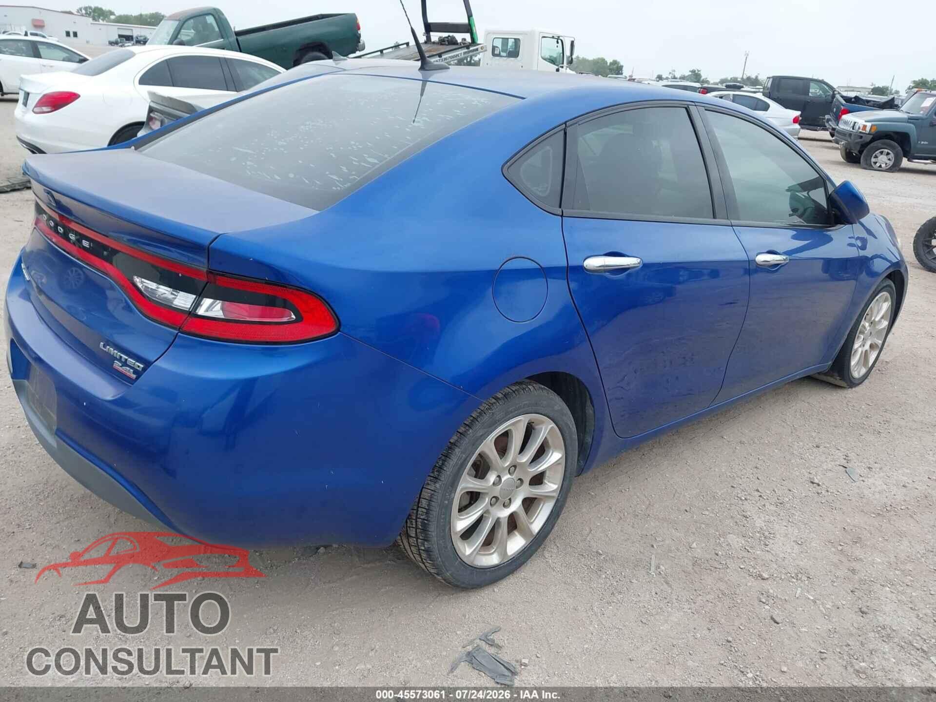 DODGE DART 2014 - 1C3CDFCB0ED695893