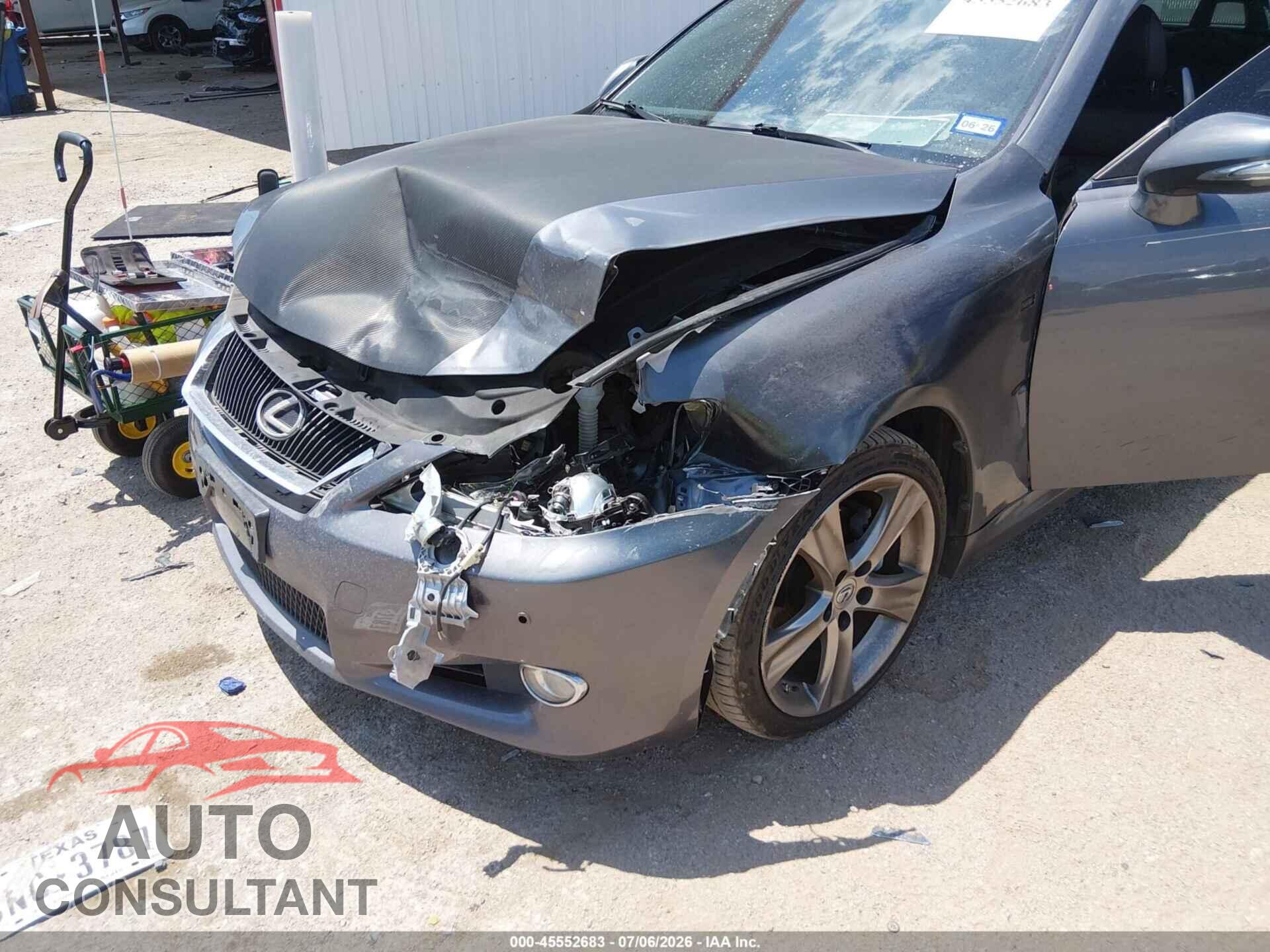 LEXUS IS 250C 2012 - JTHFF2C26C2521507
