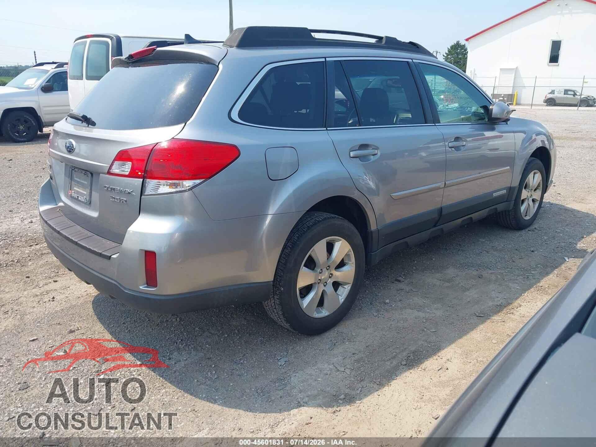 SUBARU OUTBACK 2011 - 4S4BREKC6B2385196