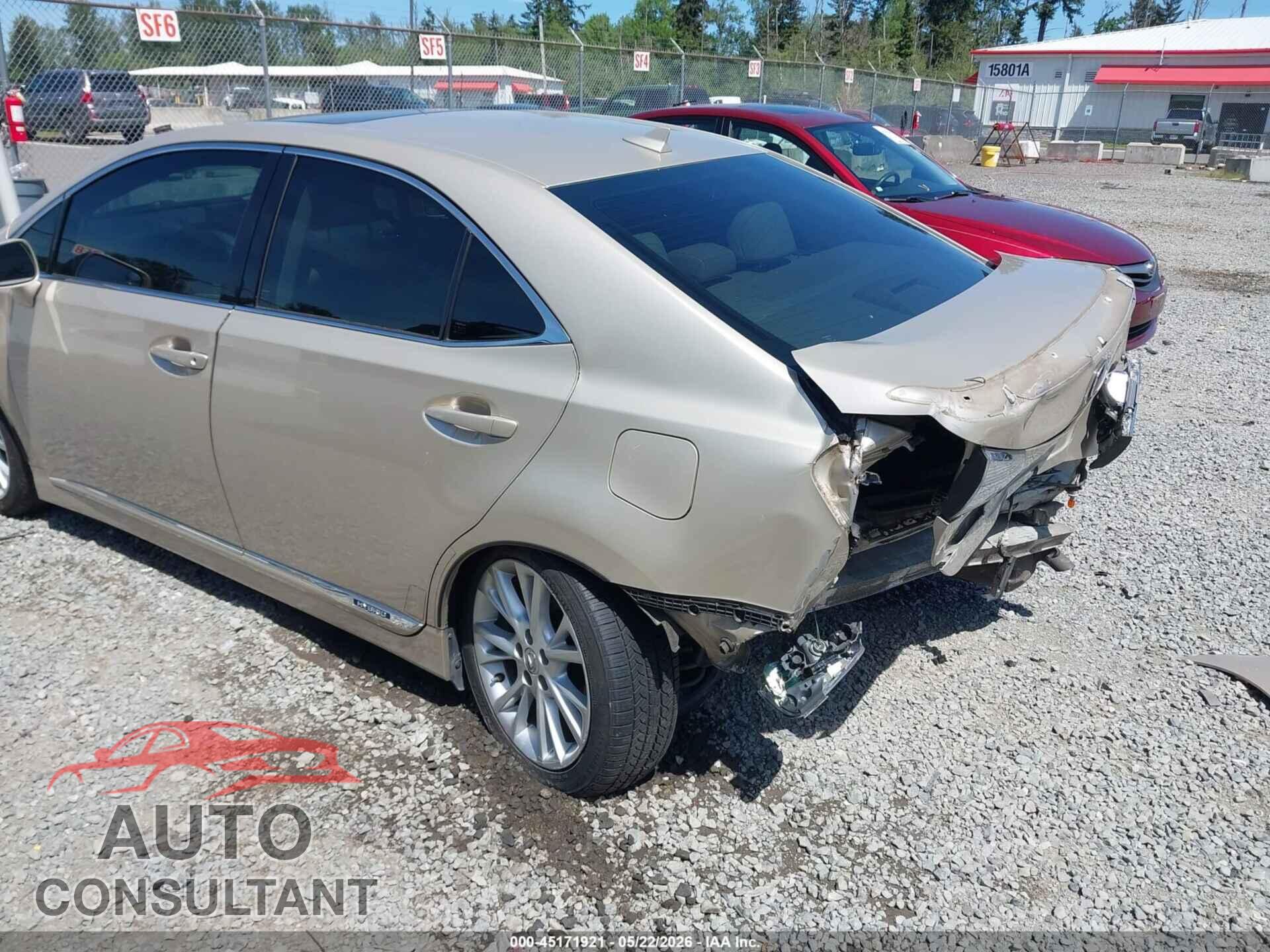 LEXUS HS 250H 2011 - JTHBB1BA9B2043045