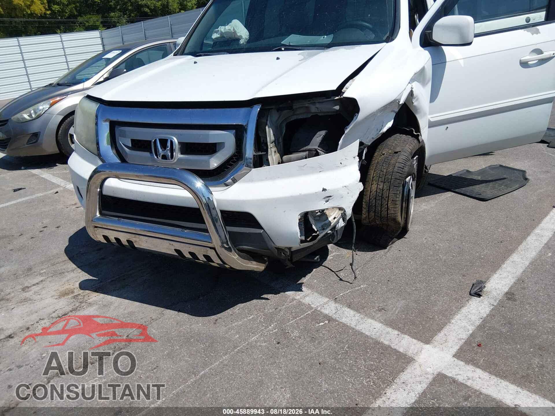 HONDA PILOT 2010 - 5FNYF3H40AB010816