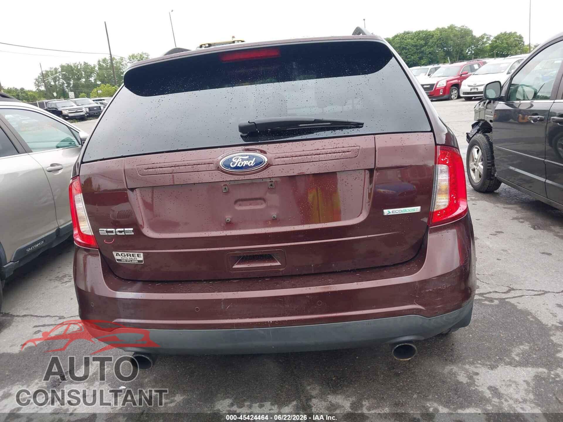 FORD EDGE 2012 - 2FMDK3G9XCBA36651