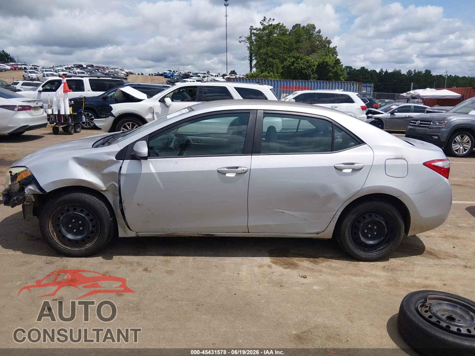 TOYOTA COROLLA 2015 - 2T1BURHE6FC347364