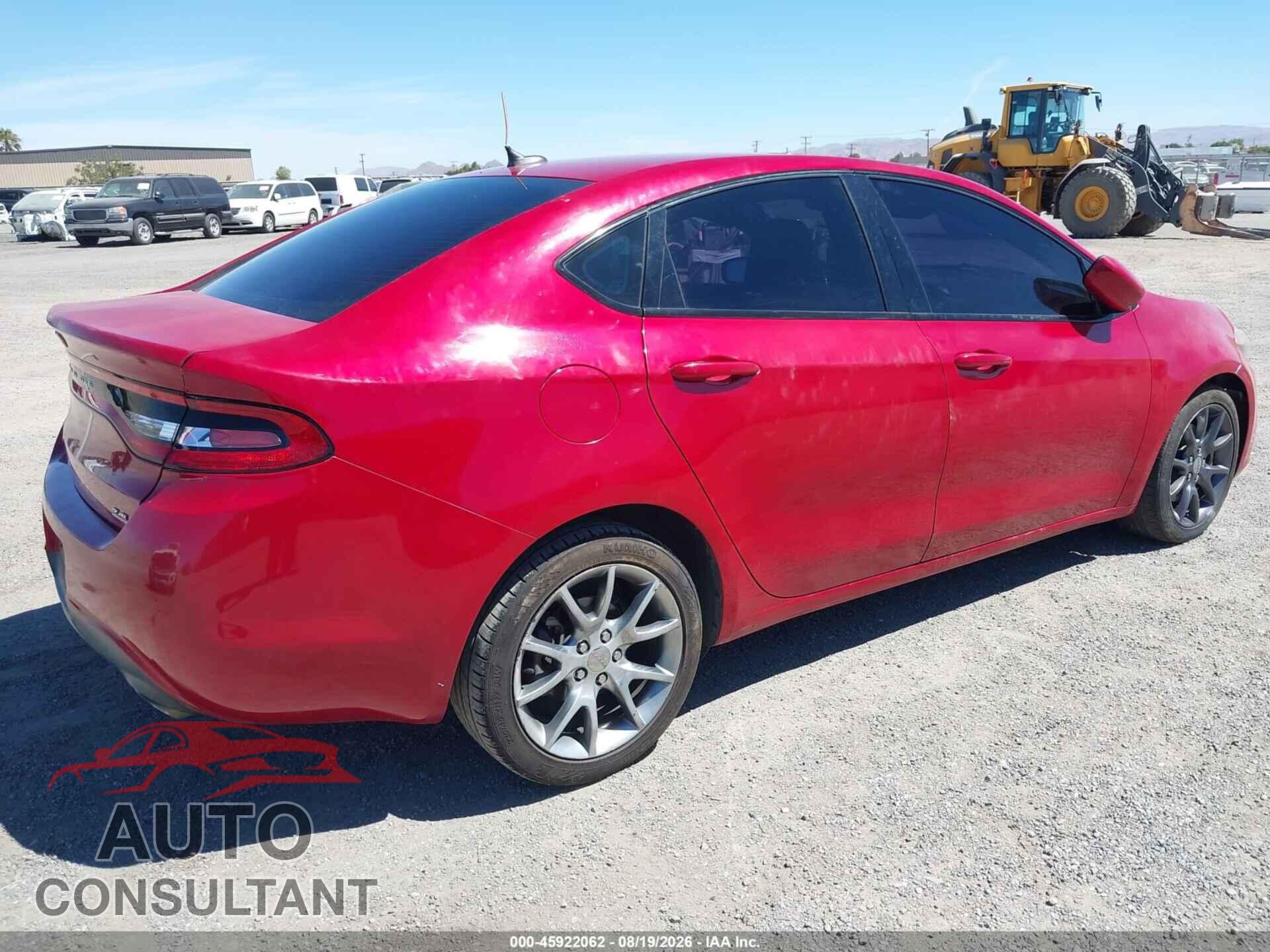 DODGE DART 2014 - 1C3CDFBB8ED767859