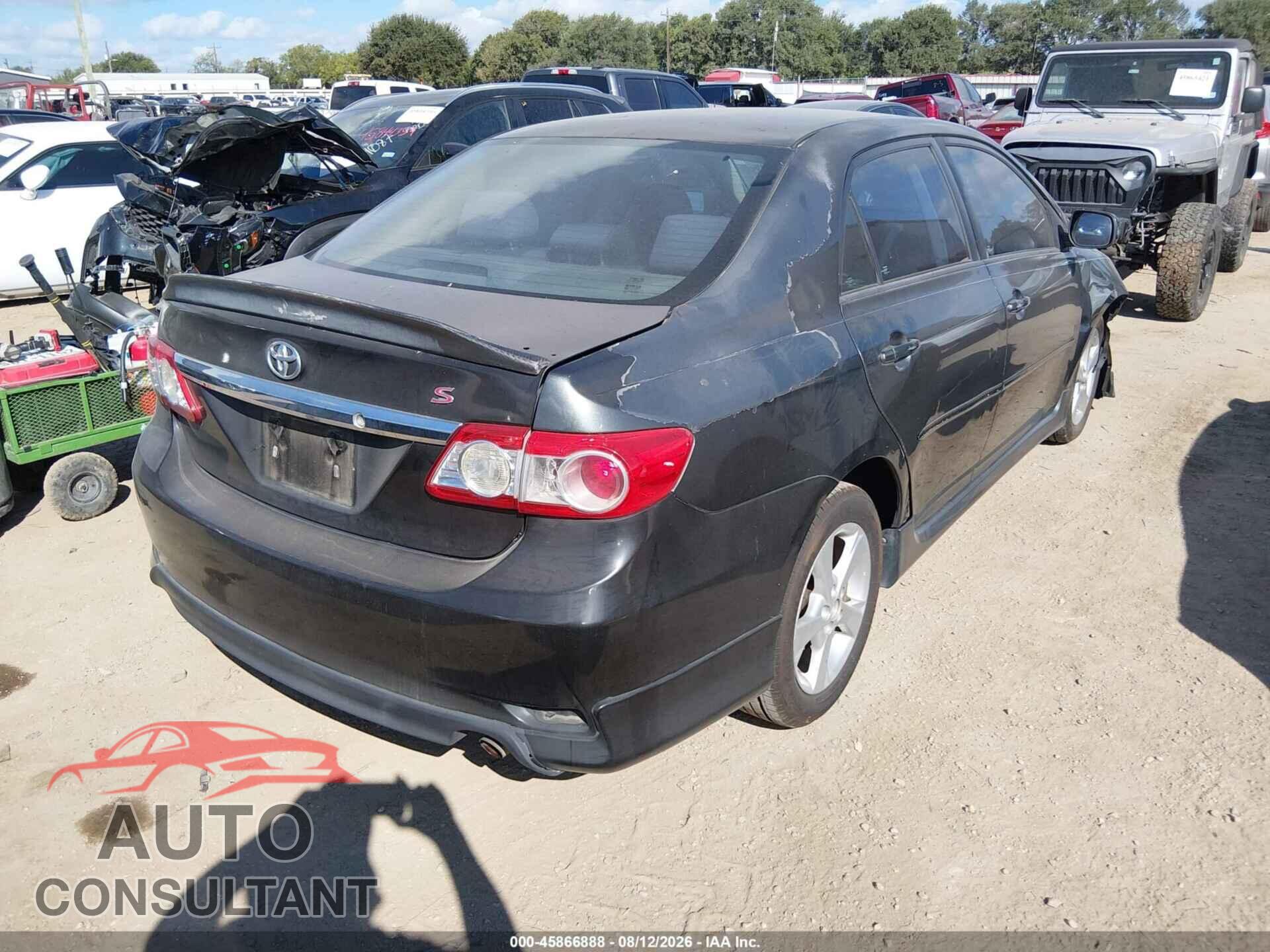 TOYOTA COROLLA 2012 - 5YFBU4EE3CP048255