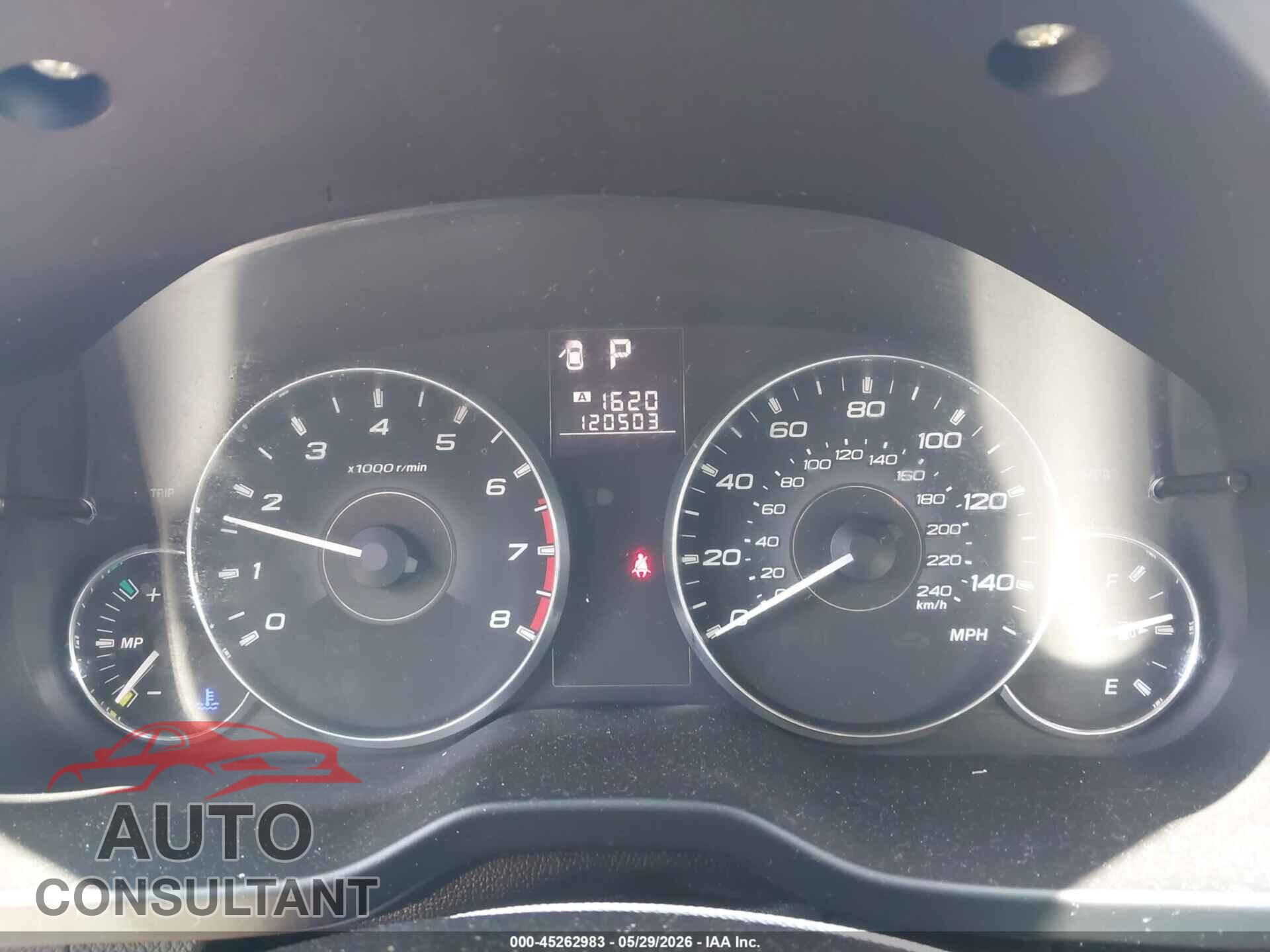 SUBARU OUTBACK 2012 - 4S4BRBLC5C3249764