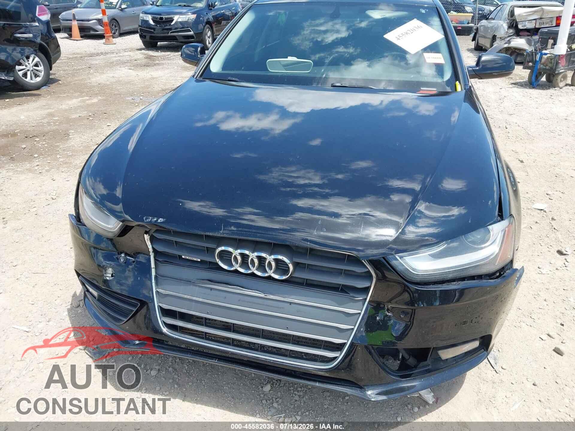 AUDI A4 2013 - WAUDFAFL3DN049366
