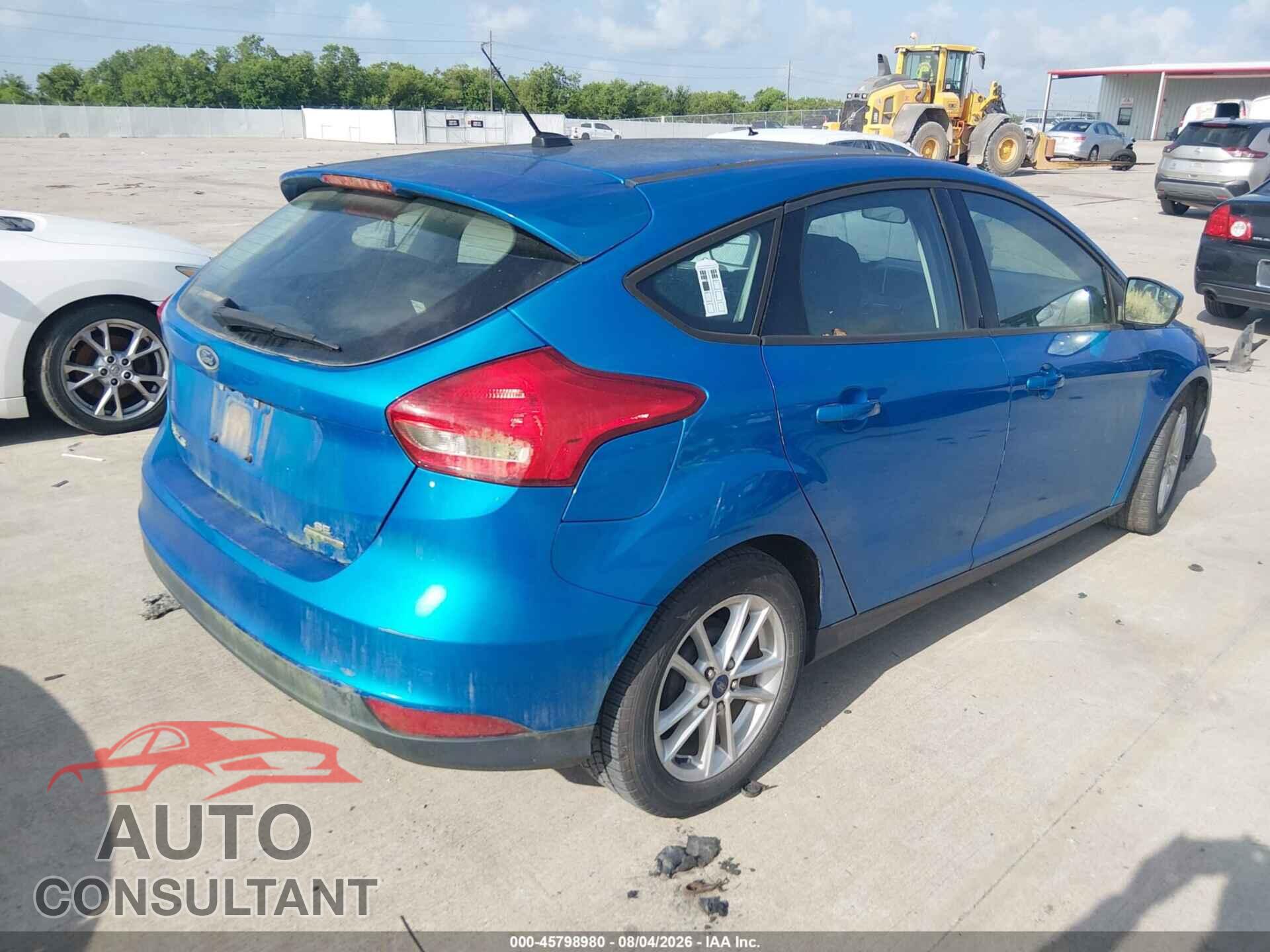 FORD FOCUS 2015 - 1FADP3K26FL347715
