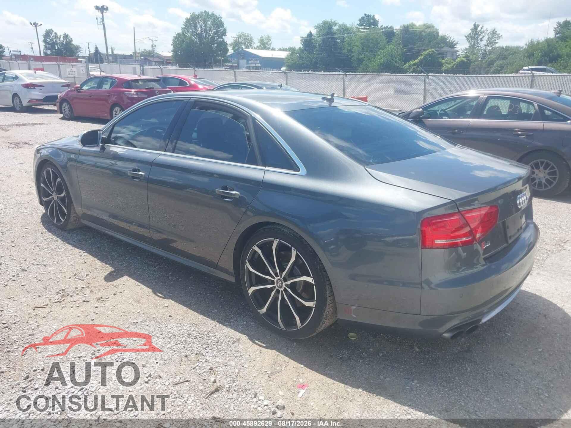 AUDI S8 2014 - WAUD2AFD3EN010928