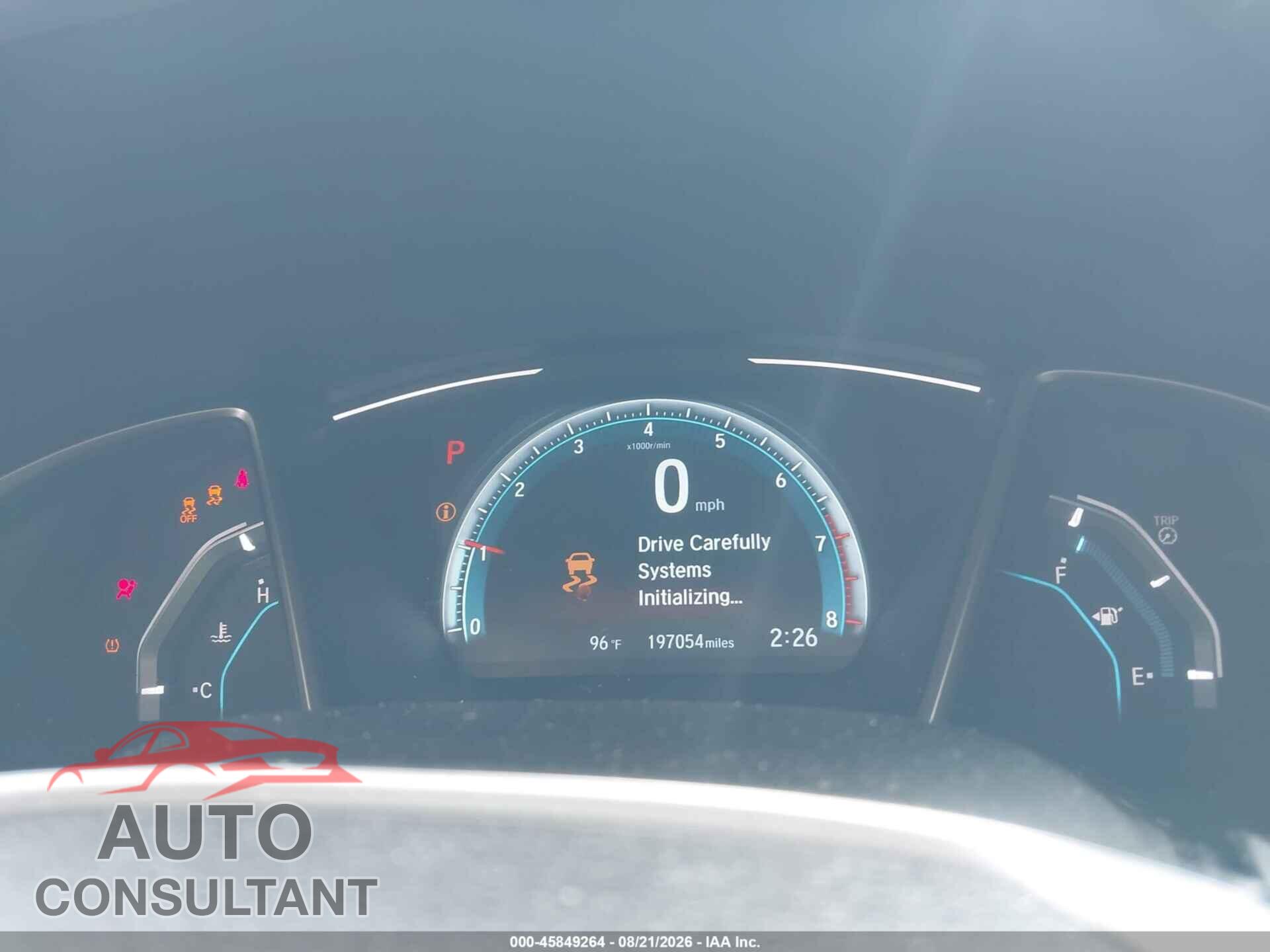 HONDA CIVIC 2017 - 19XFC2F78HE080314