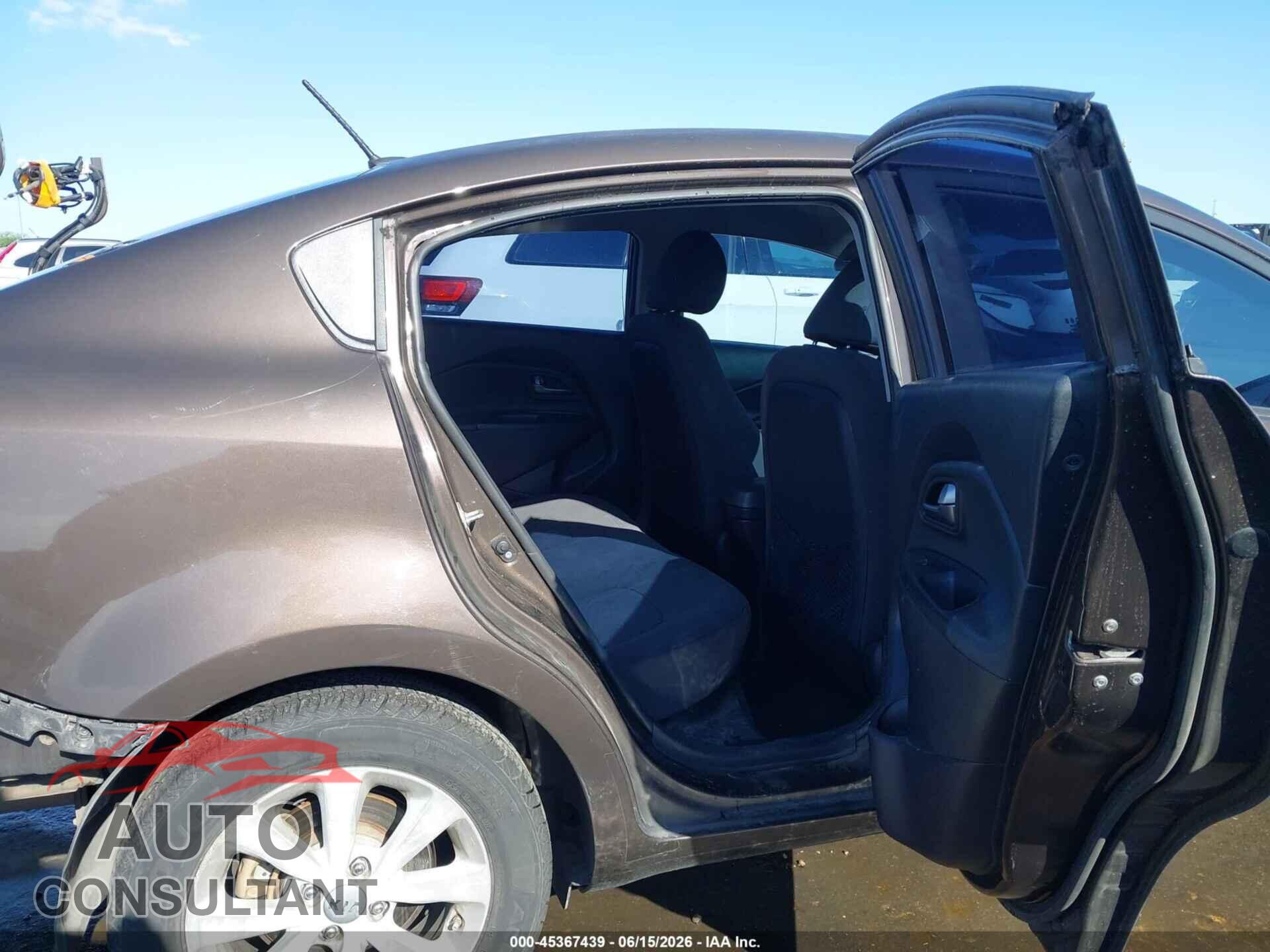 KIA RIO 2013 - KNADN4A3XD6281310