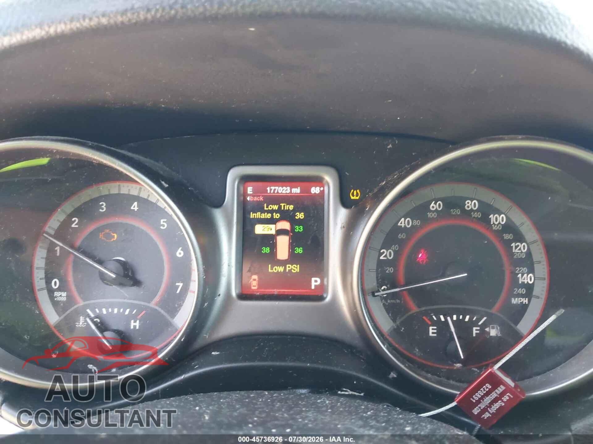 DODGE JOURNEY 2014 - 3C4PDCGG9ET295147