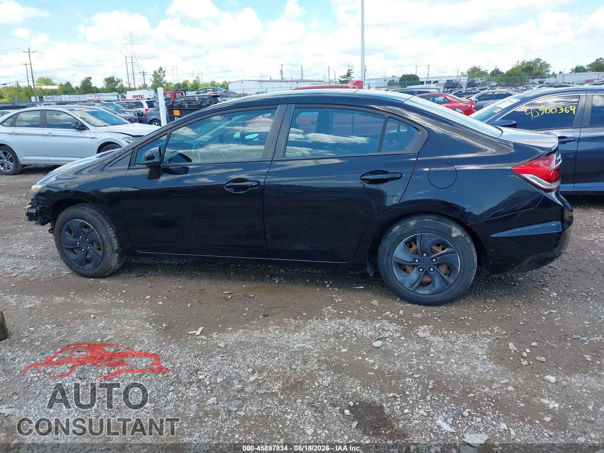 HONDA CIVIC 2013 - 19XFB2F55DE044463