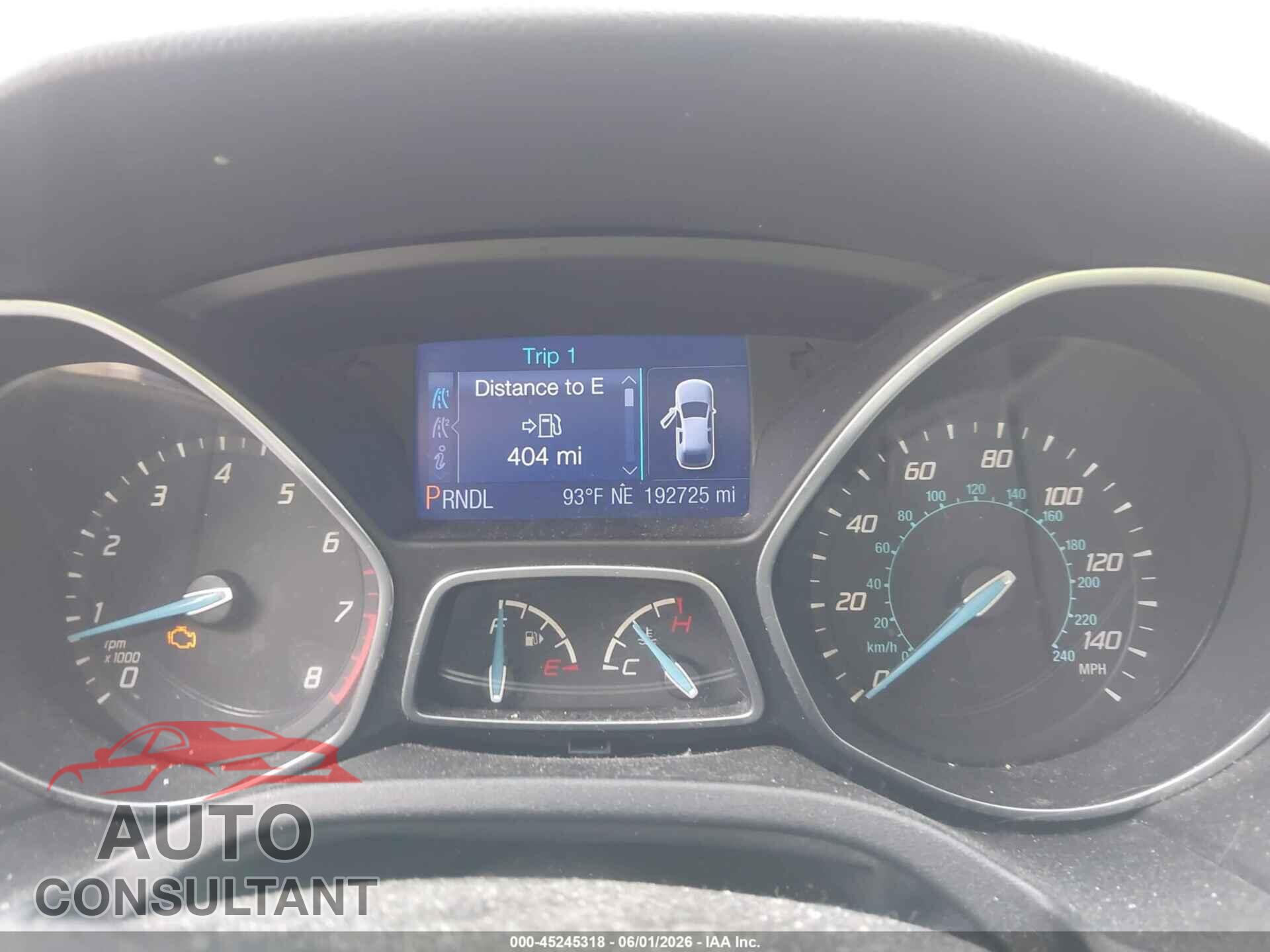FORD FOCUS 2013 - 1FADP3F26DL121147