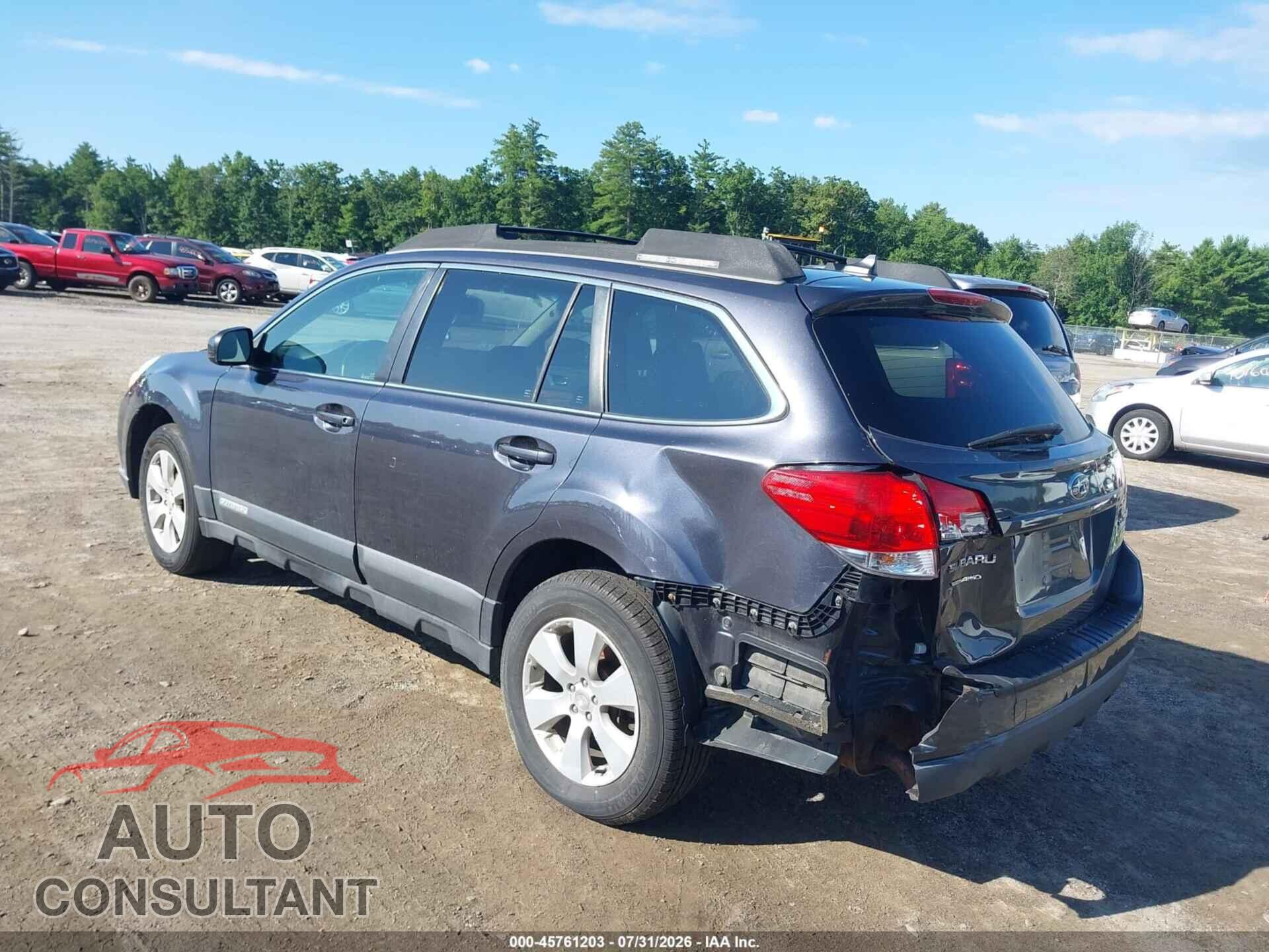 SUBARU OUTBACK 2011 - 4S4BRBLC1B3354817
