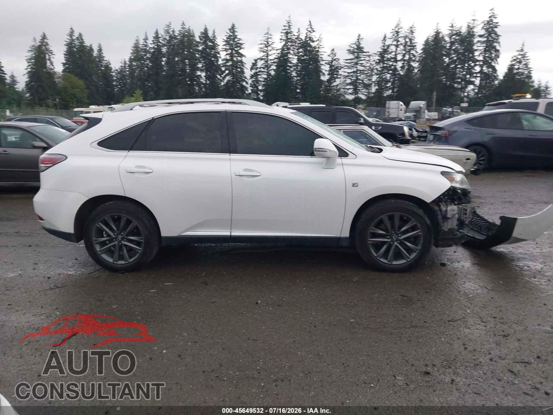 LEXUS RX 350 2013 - 2T2BK1BA4DC182811