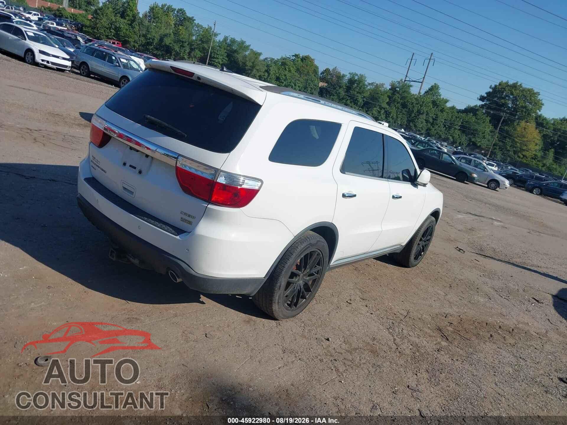 DODGE DURANGO 2013 - 1C4RDJDG7DC677463