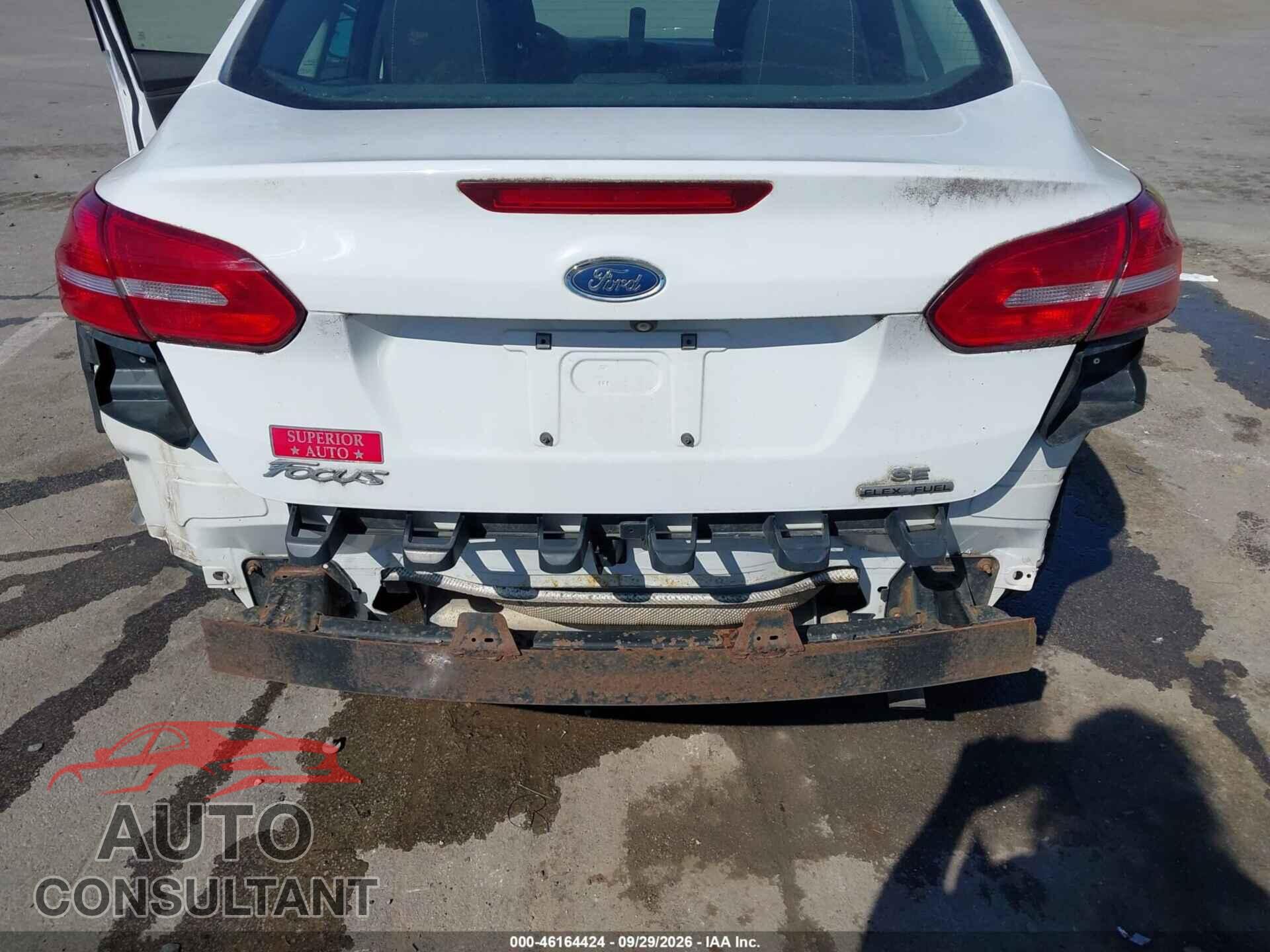 FORD FOCUS 2016 - 1FADP3F21GL389639