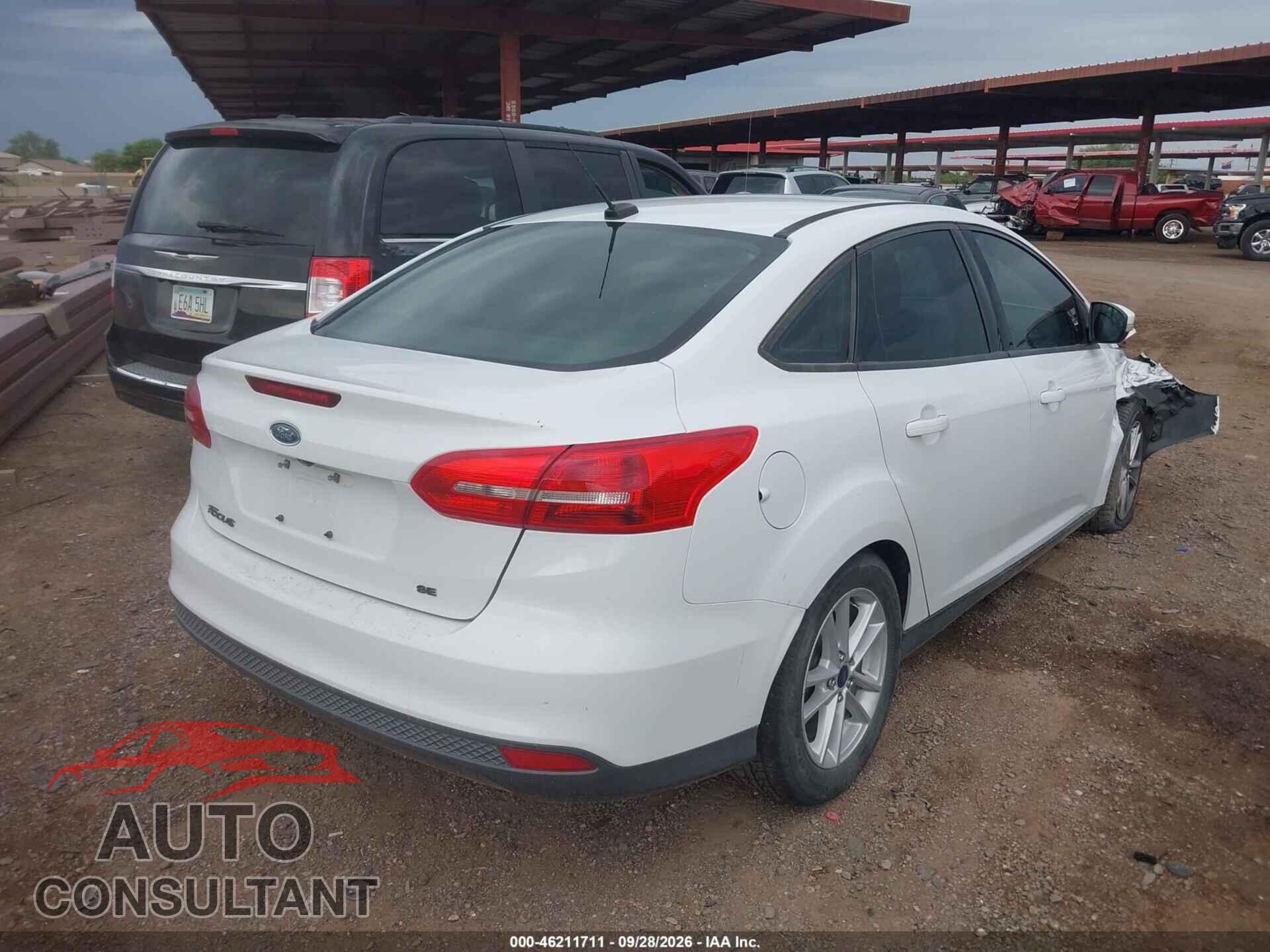 FORD FOCUS 2017 - 1FADP3F24HL277600