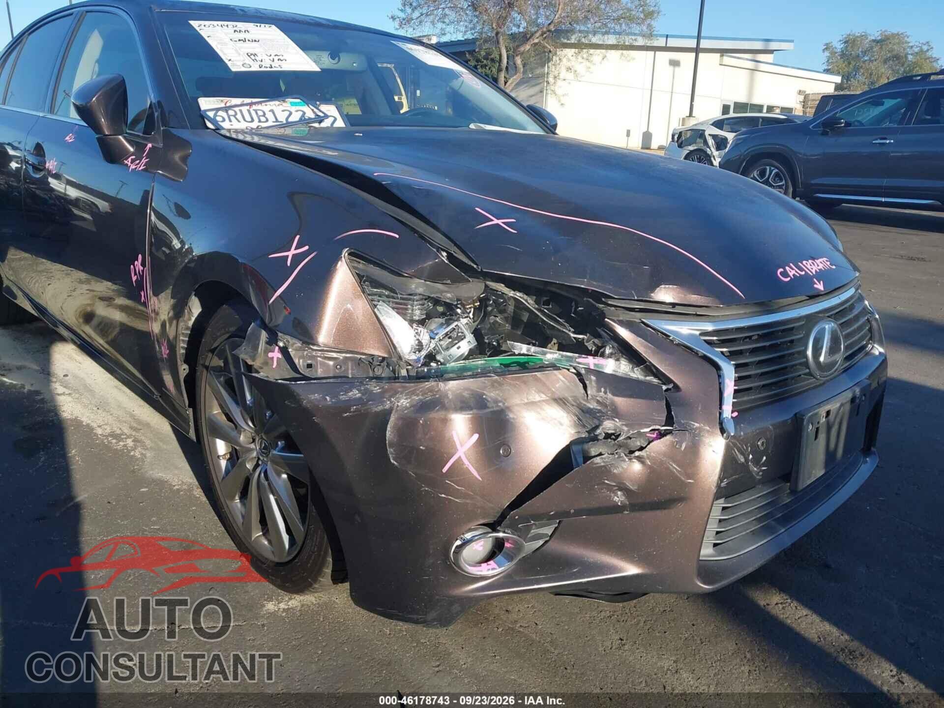 LEXUS GS 350 2013 - JTHBE1BL3D5005451