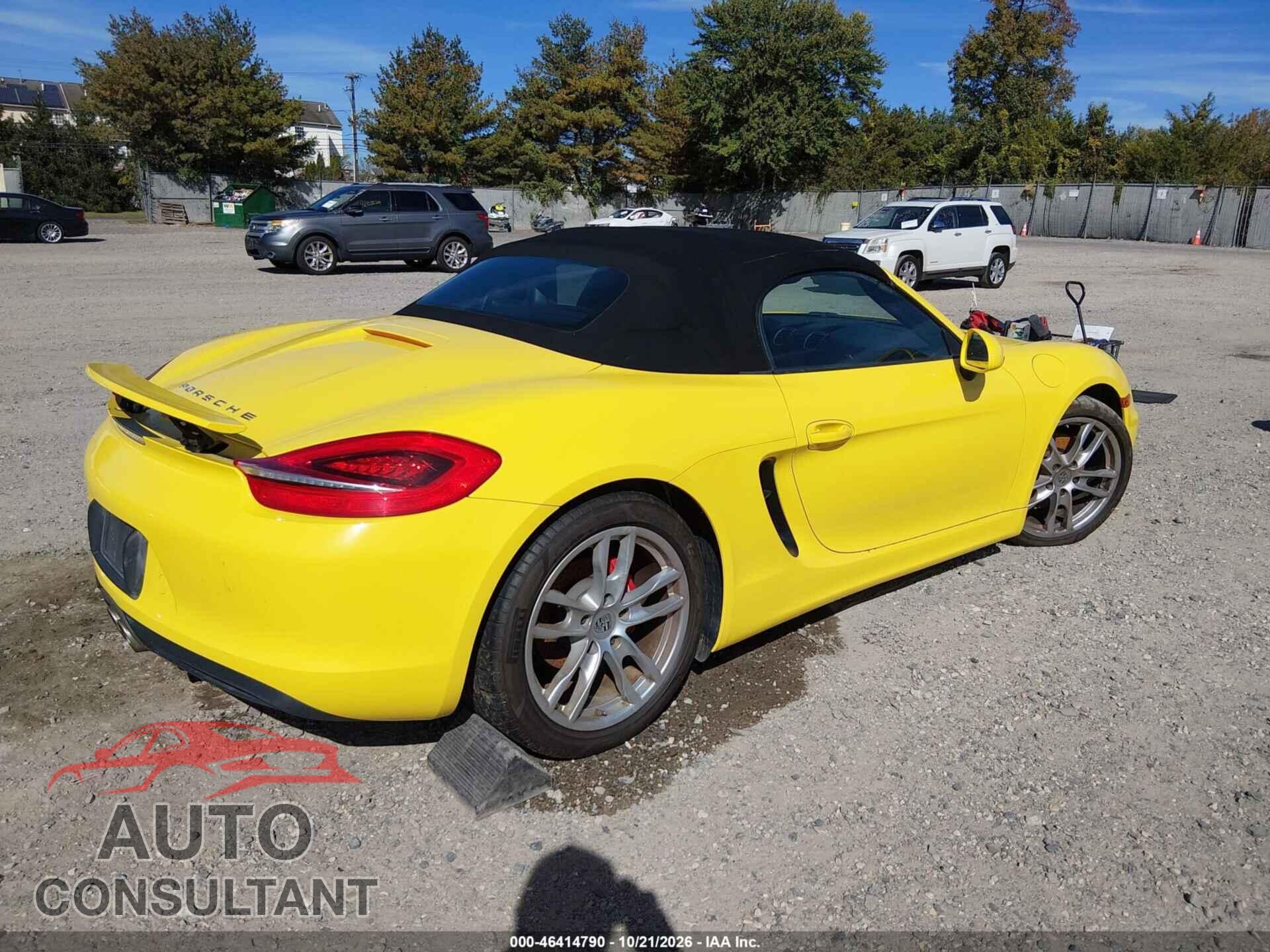 PORSCHE BOXSTER 2013 - WP0CB2A85DS130647