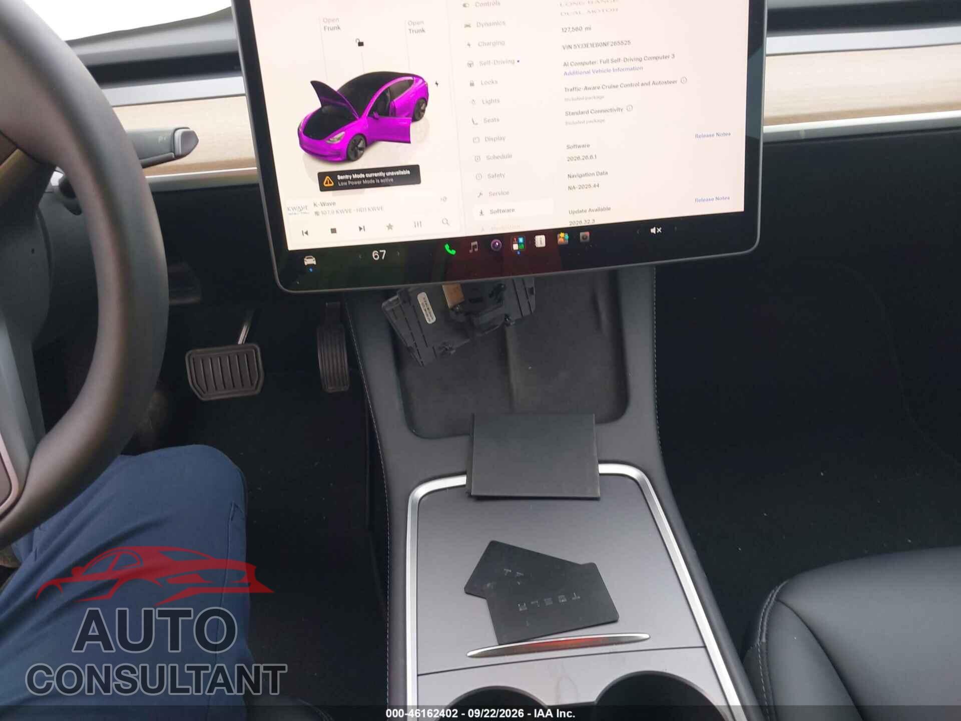 TESLA MODEL 3 2022 - 5YJ3E1EB0NF265525