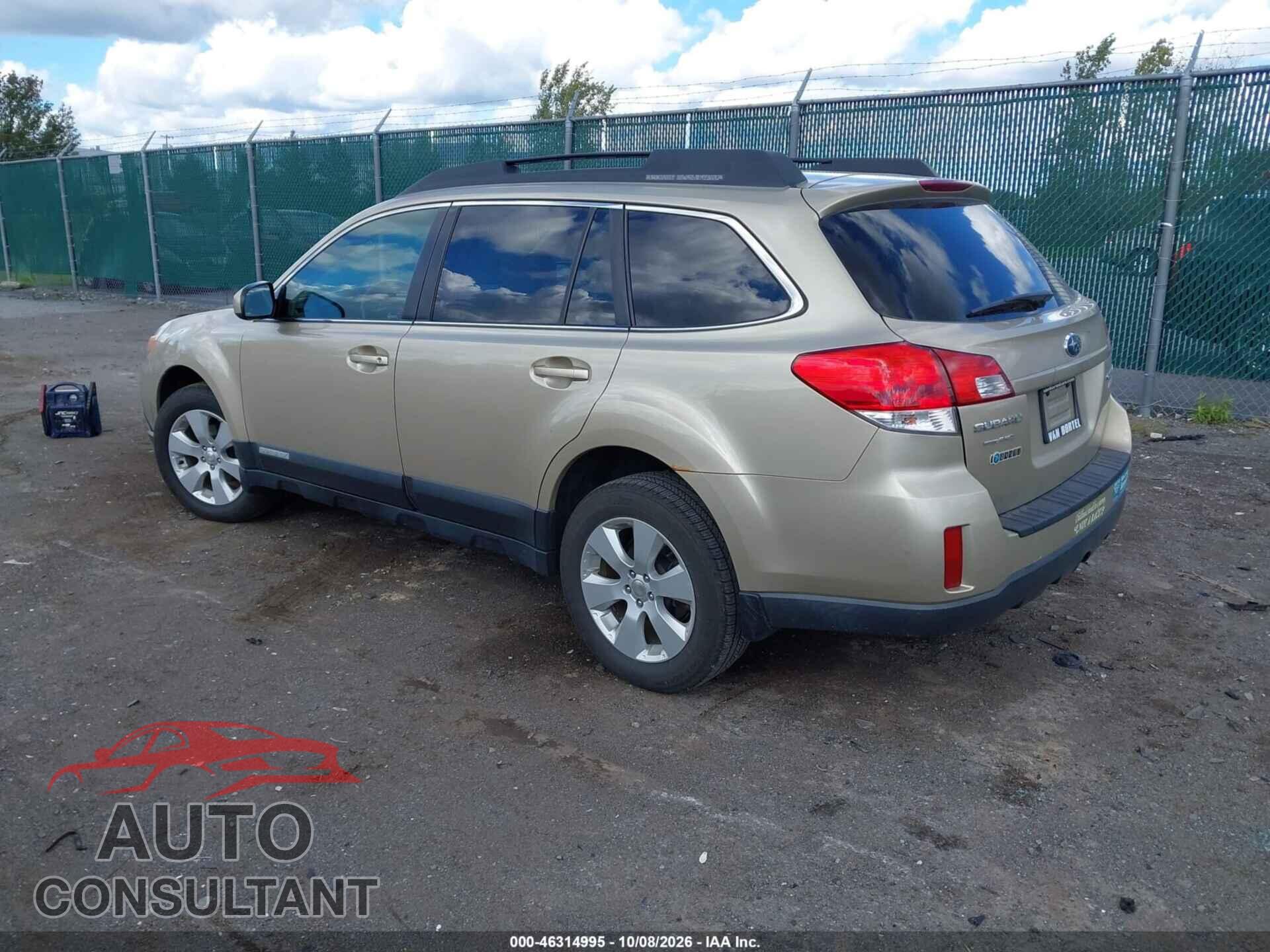 SUBARU OUTBACK 2010 - 4S4BRBCC8A3337401