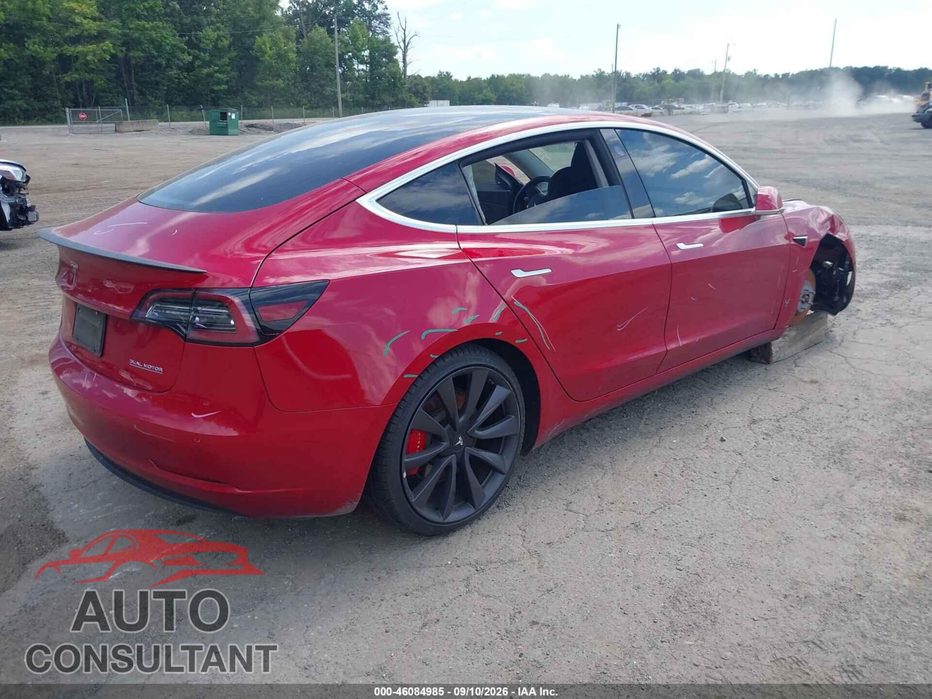 TESLA MODEL 3 2020 - 5YJ3E1ECXLF807865