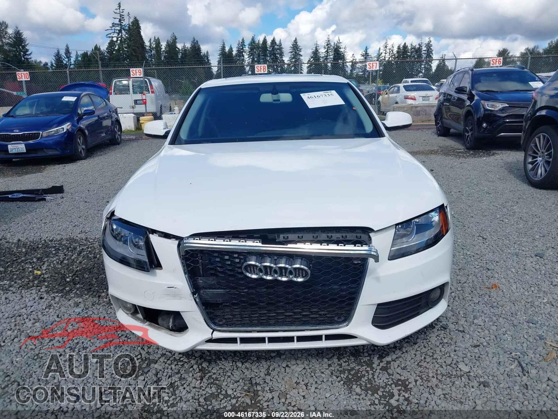AUDI A4 2012 - WAUAFAFL5CA117983