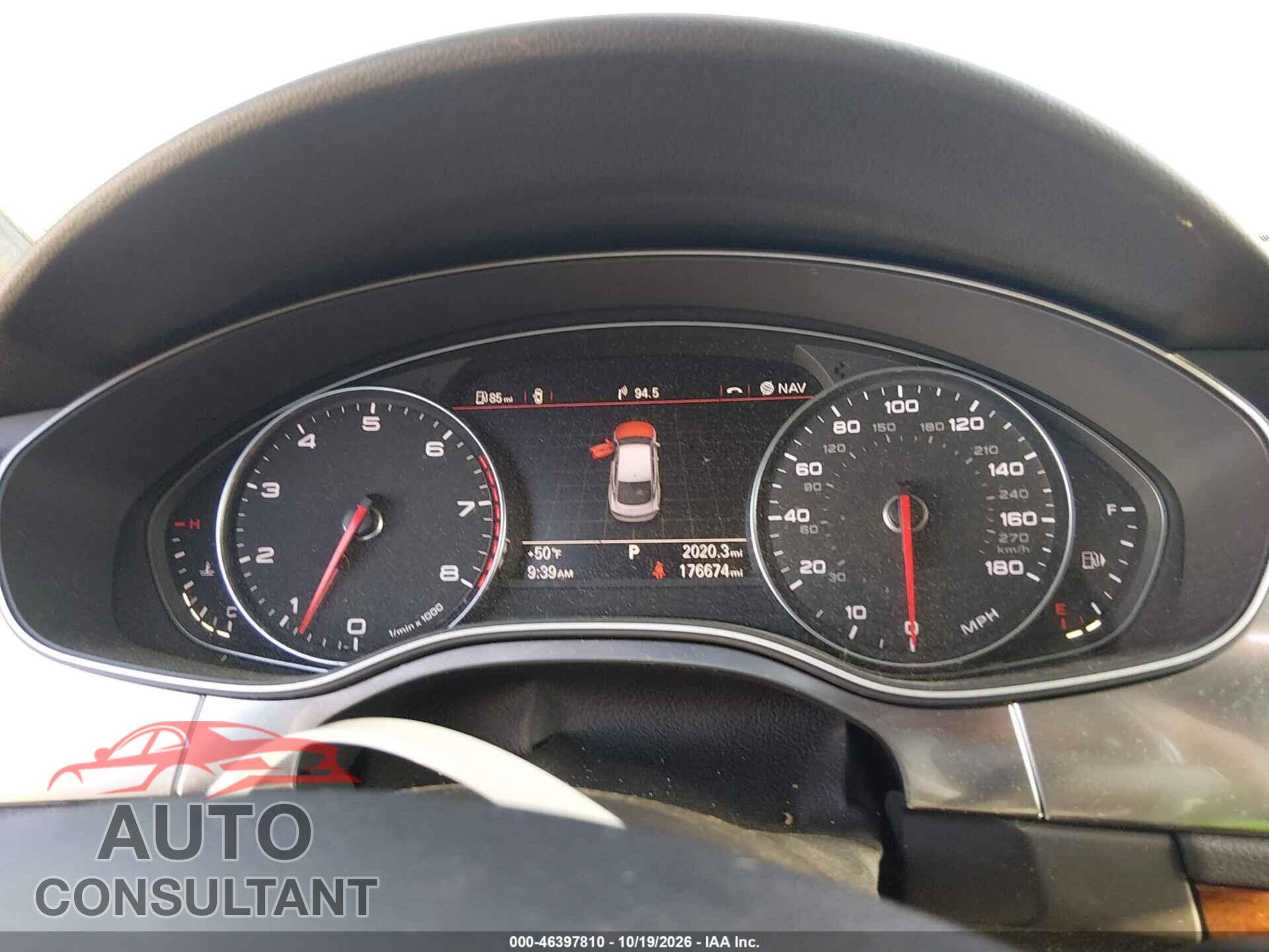AUDI A7 2012 - WAU3GAFC8CN083911