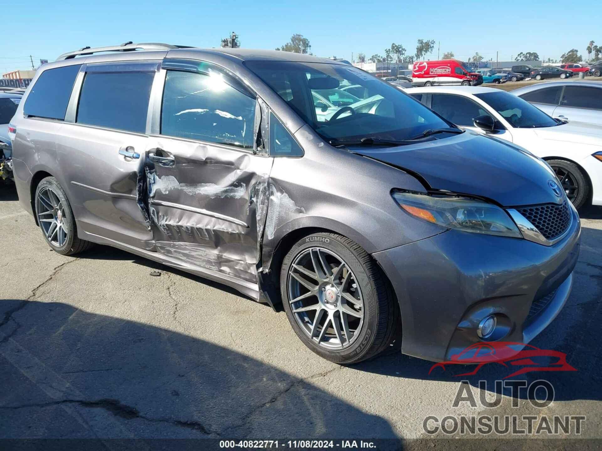 TOYOTA SIENNA 2017 - 5TDXZ3DC7HS785734