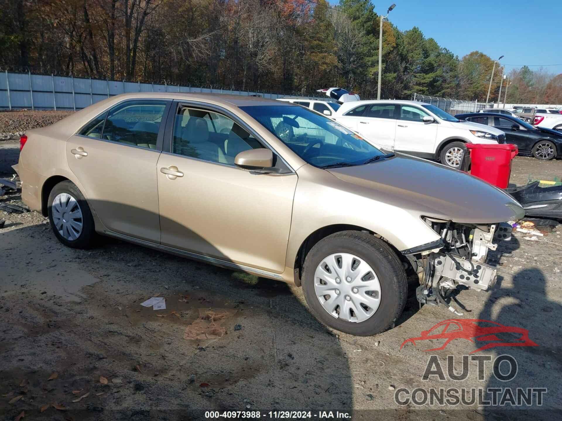 TOYOTA CAMRY 2012 - 4T1BF1FK0CU036088