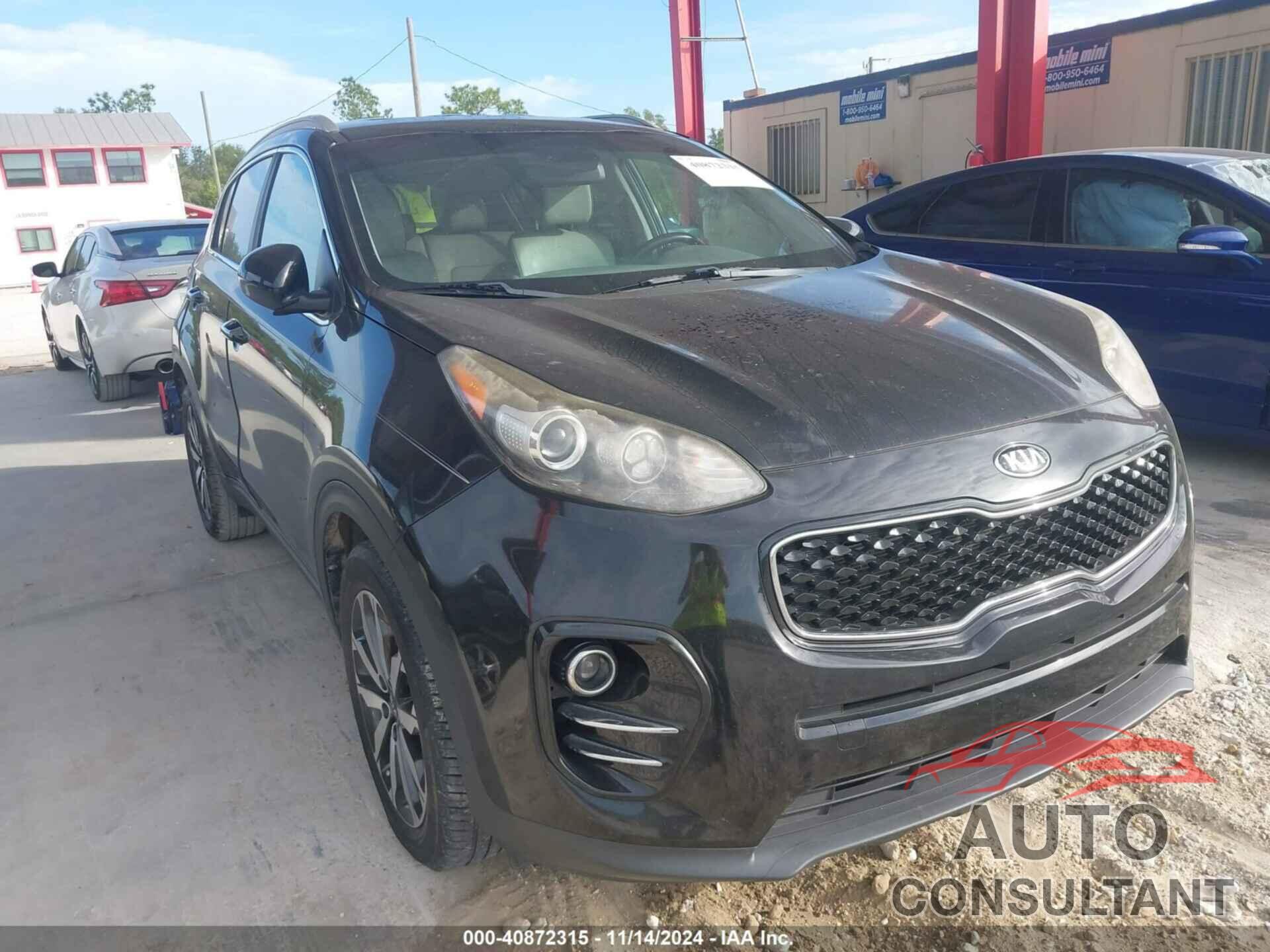 KIA SPORTAGE 2017 - KNDPN3AC7H7233810