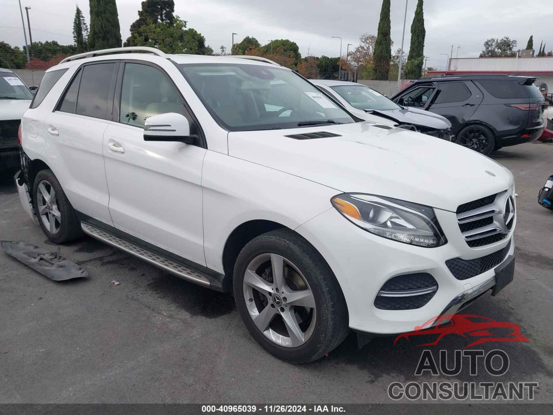 MERCEDES-BENZ GLE 350 2018 - 4JGDA5JB7JB135456